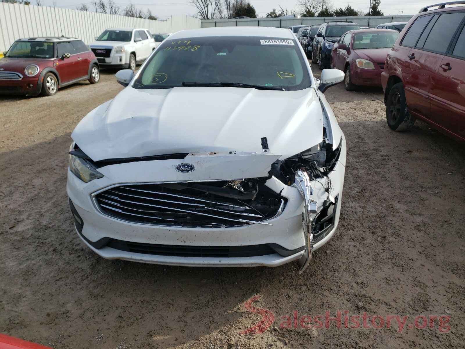 3FA6P0HDXKR113928 2019 FORD FUSION