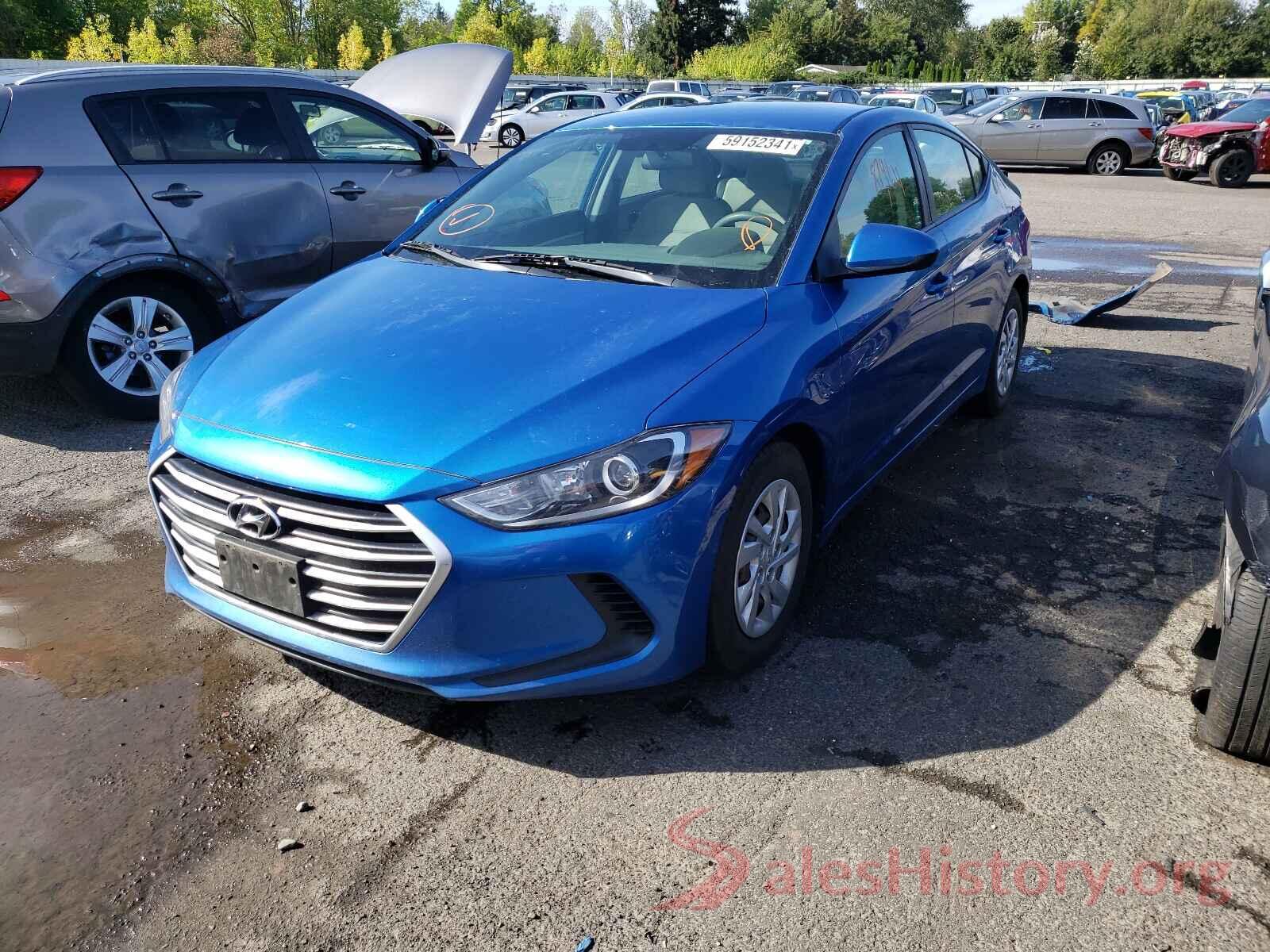 5NPD74LF4HH087730 2017 HYUNDAI ELANTRA