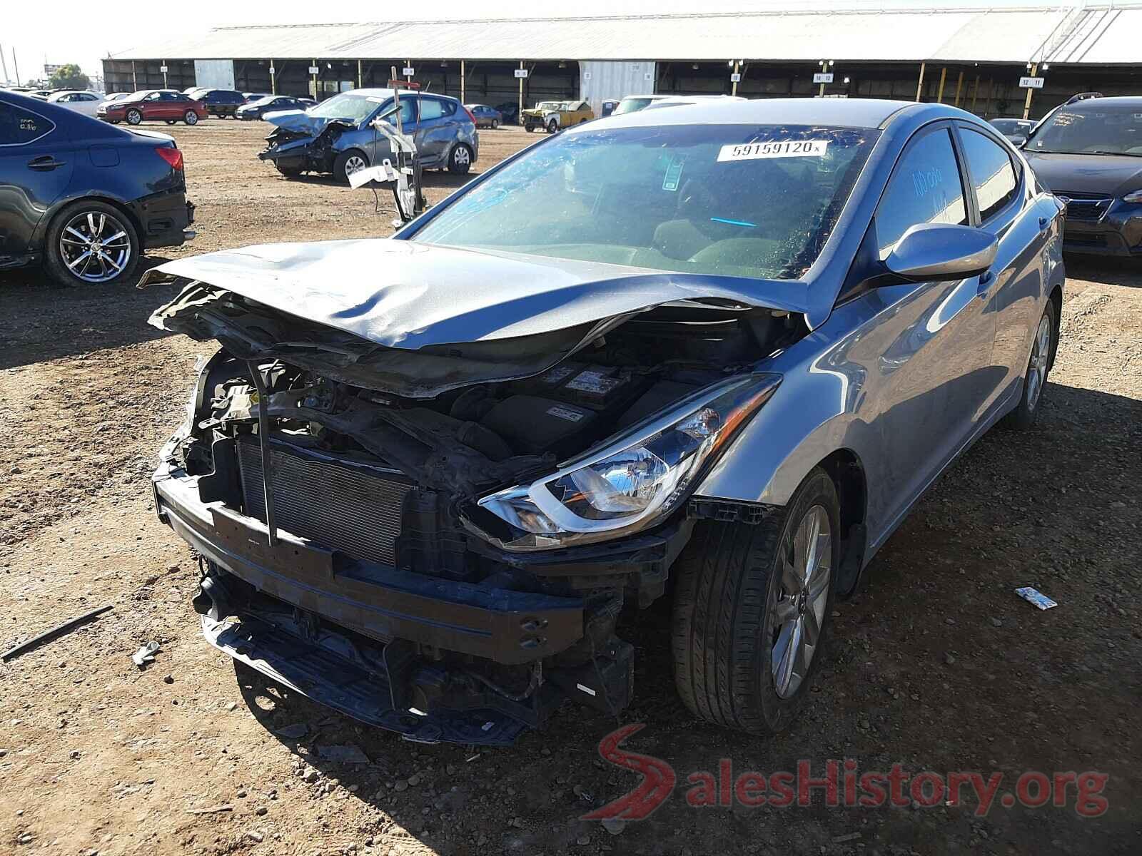 KMHDH4AE9GU477150 2016 HYUNDAI ELANTRA