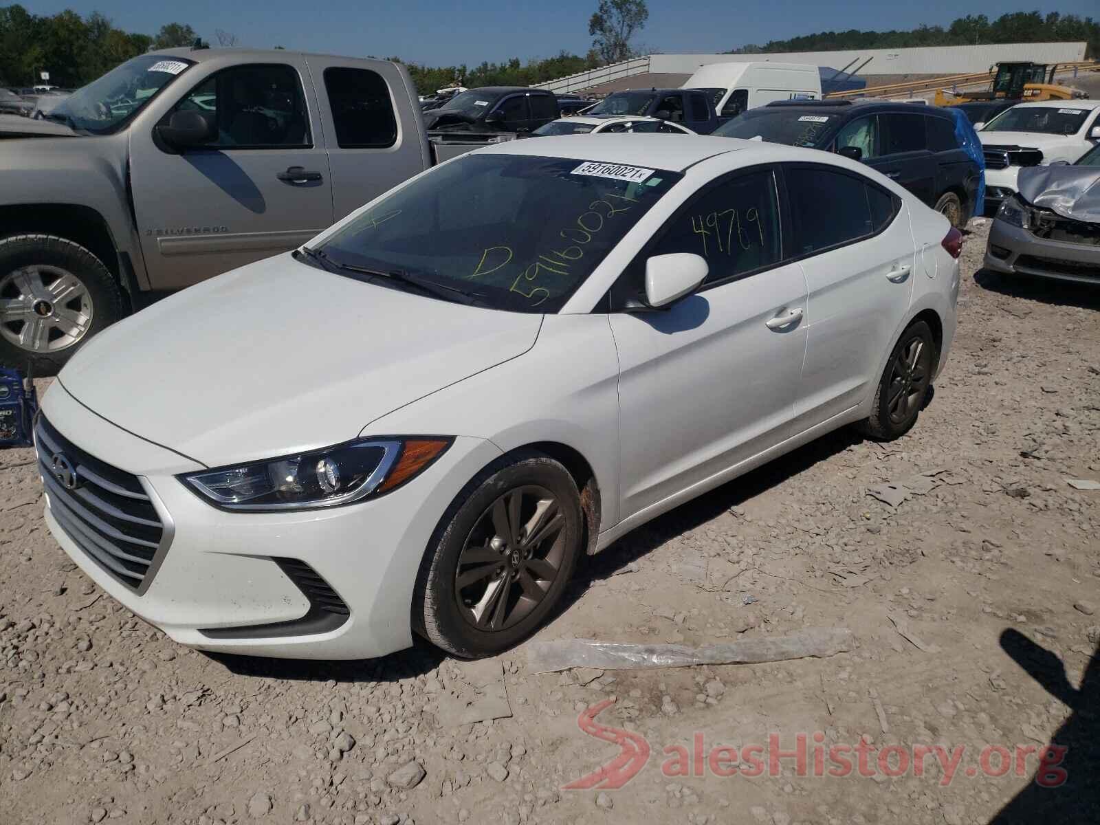 5NPD84LF7JH258070 2018 HYUNDAI ELANTRA