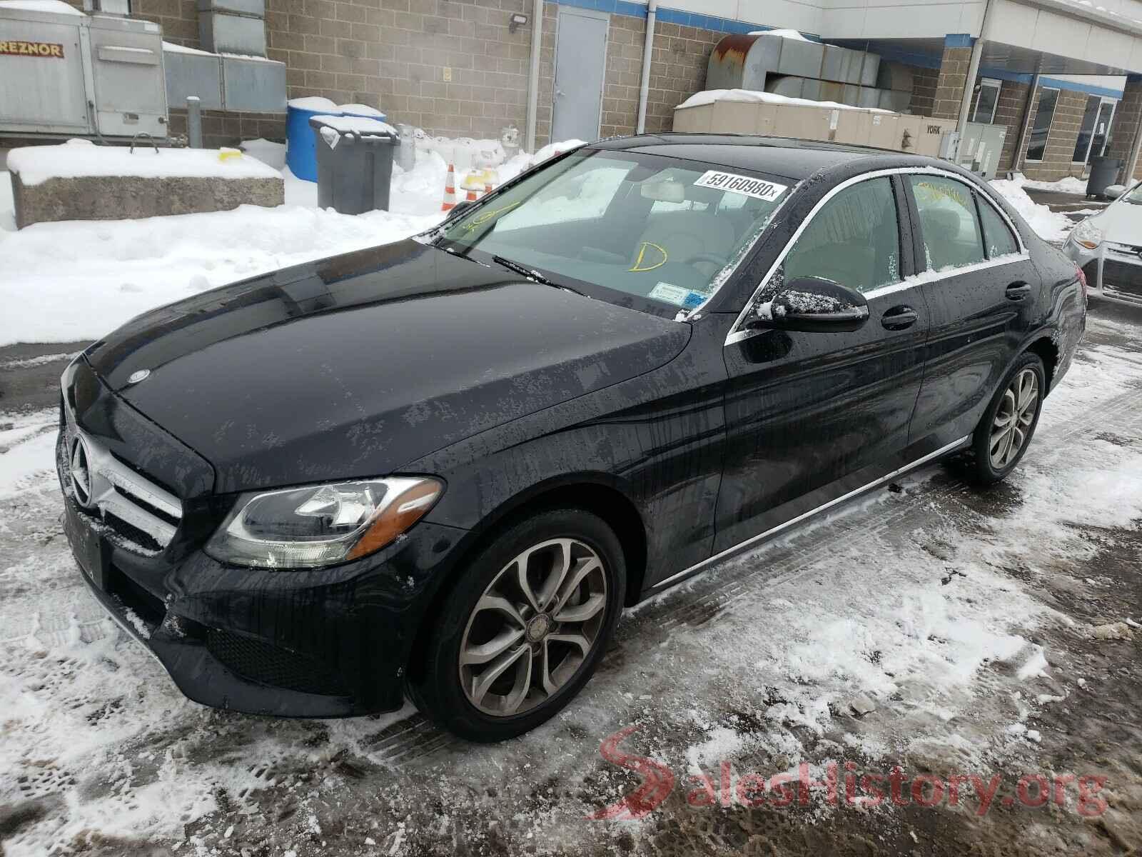 55SWF4KB7GU102663 2016 MERCEDES-BENZ C CLASS