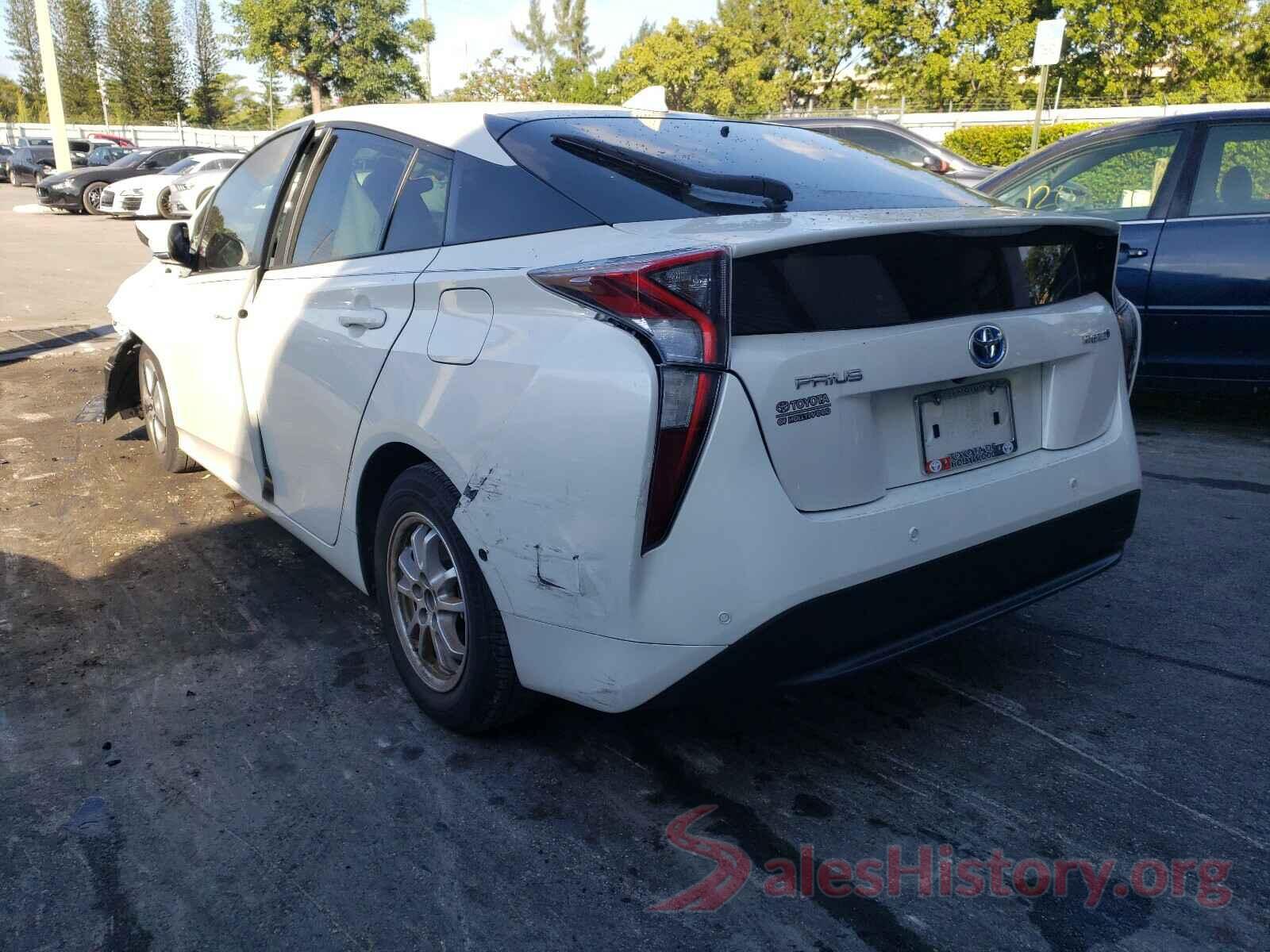 JTDKARFU0J3055214 2018 TOYOTA PRIUS