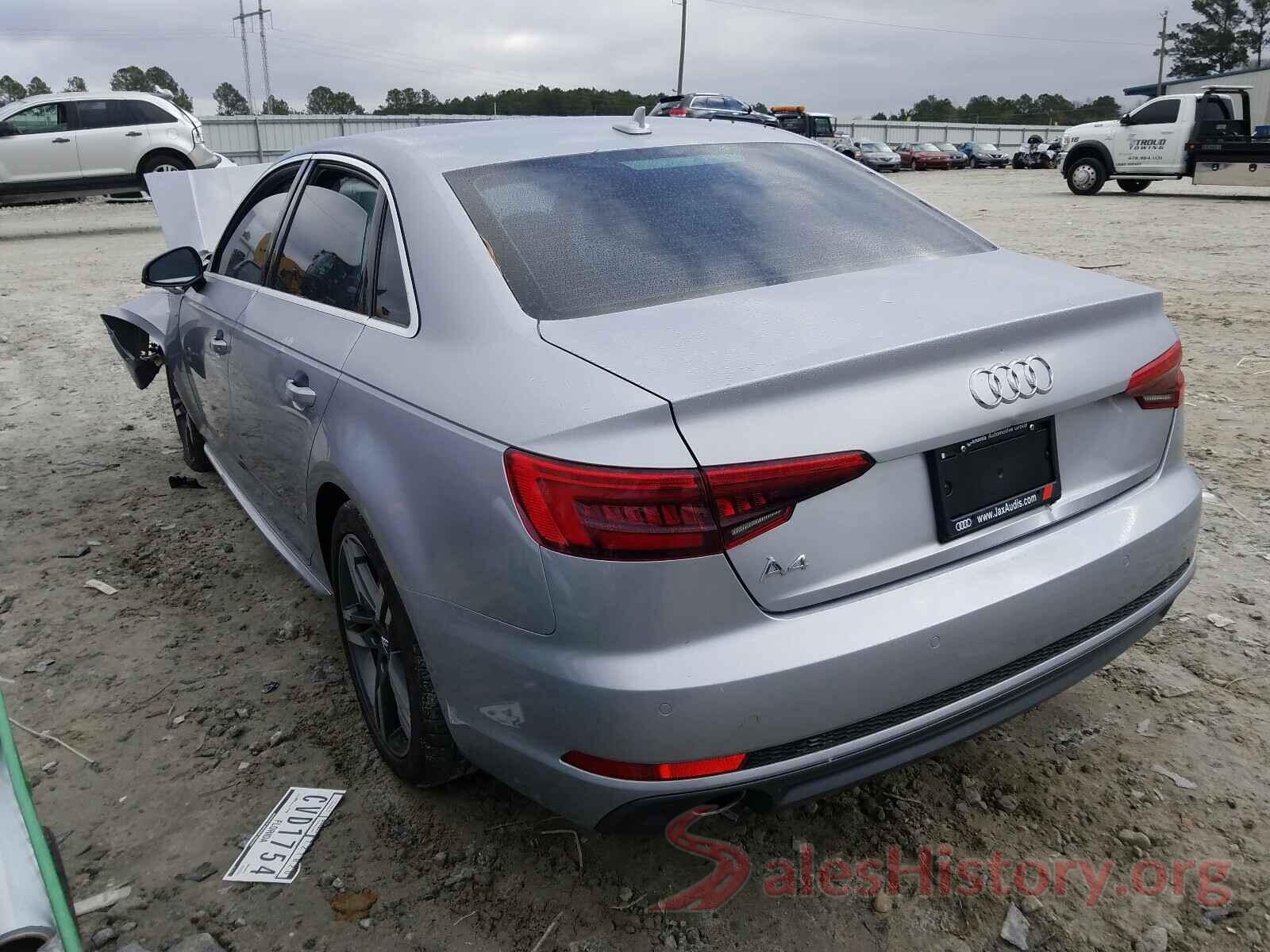 WAULNAF42HN043460 2017 AUDI A4