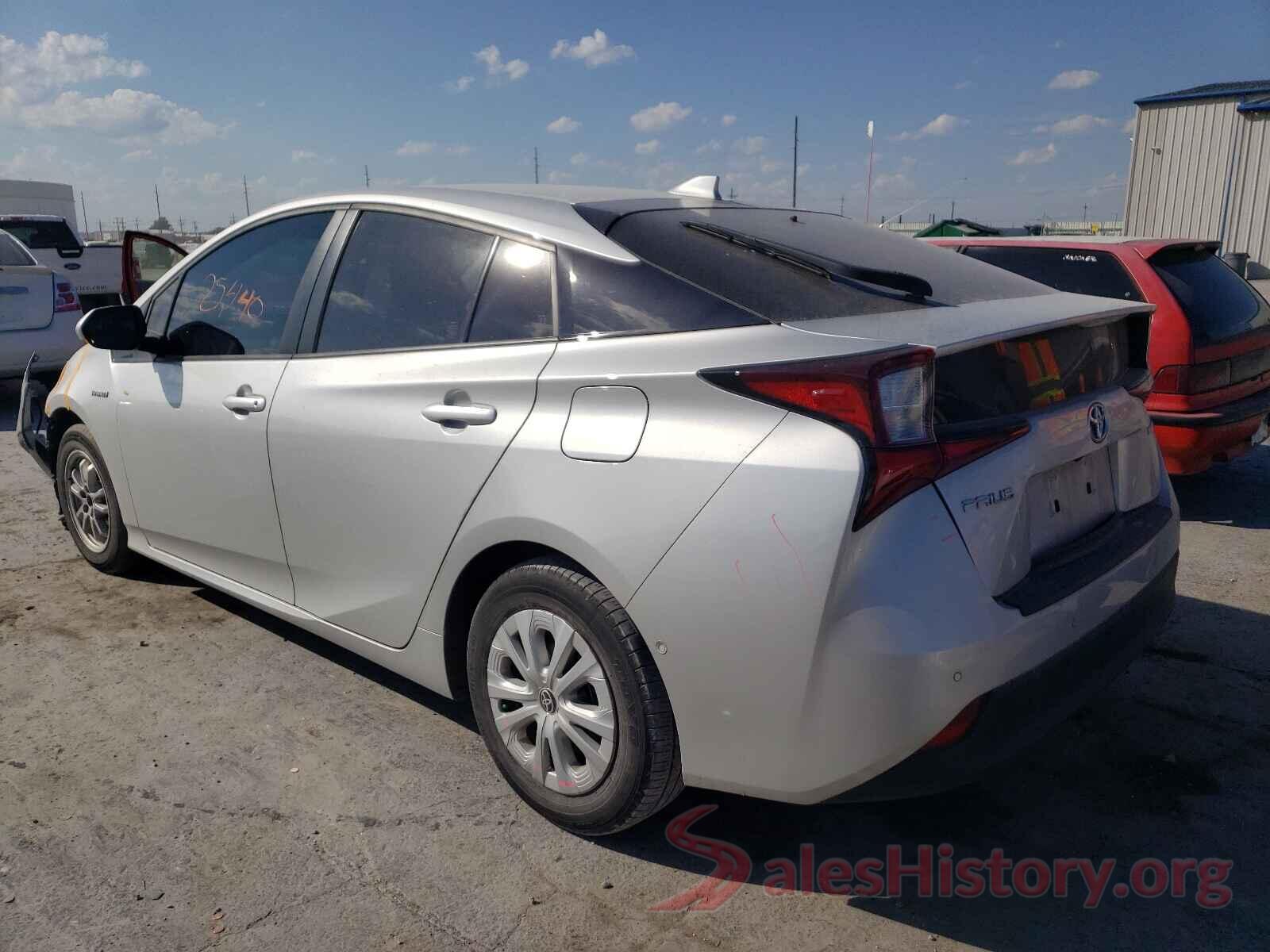 JTDKARFU9K3100247 2019 TOYOTA PRIUS