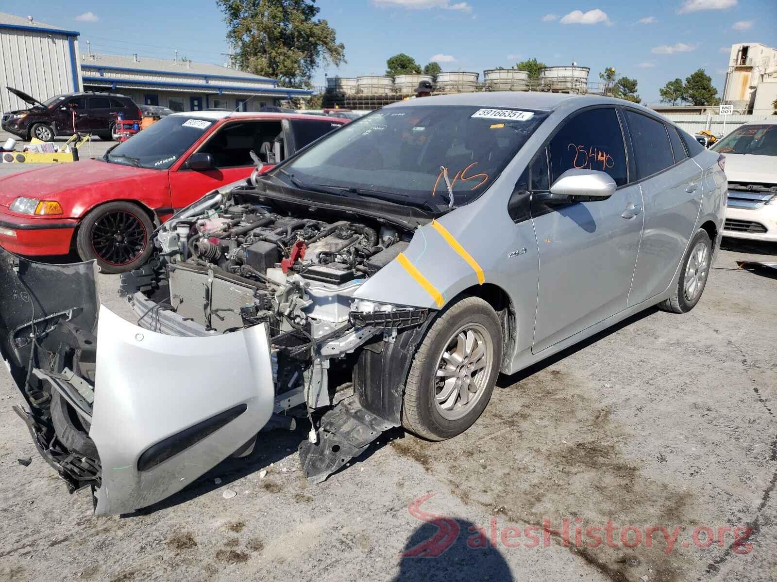 JTDKARFU9K3100247 2019 TOYOTA PRIUS