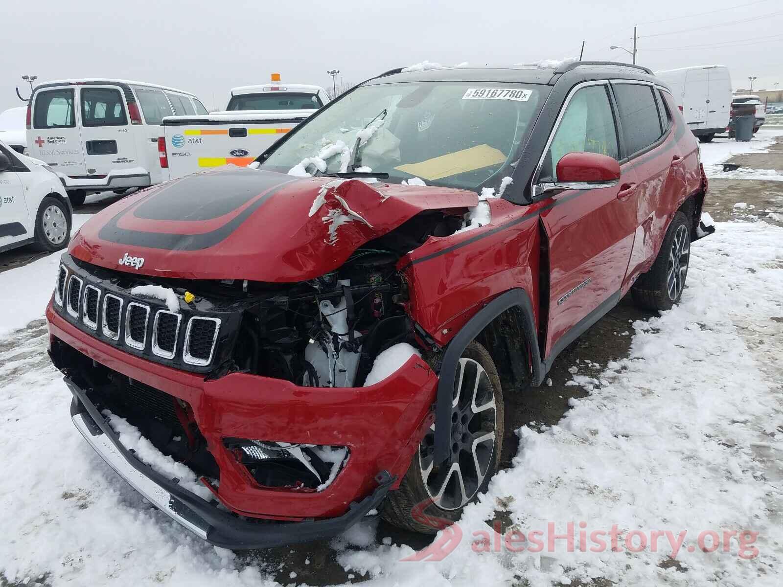 3C4NJDCB6KT659701 2019 JEEP COMPASS