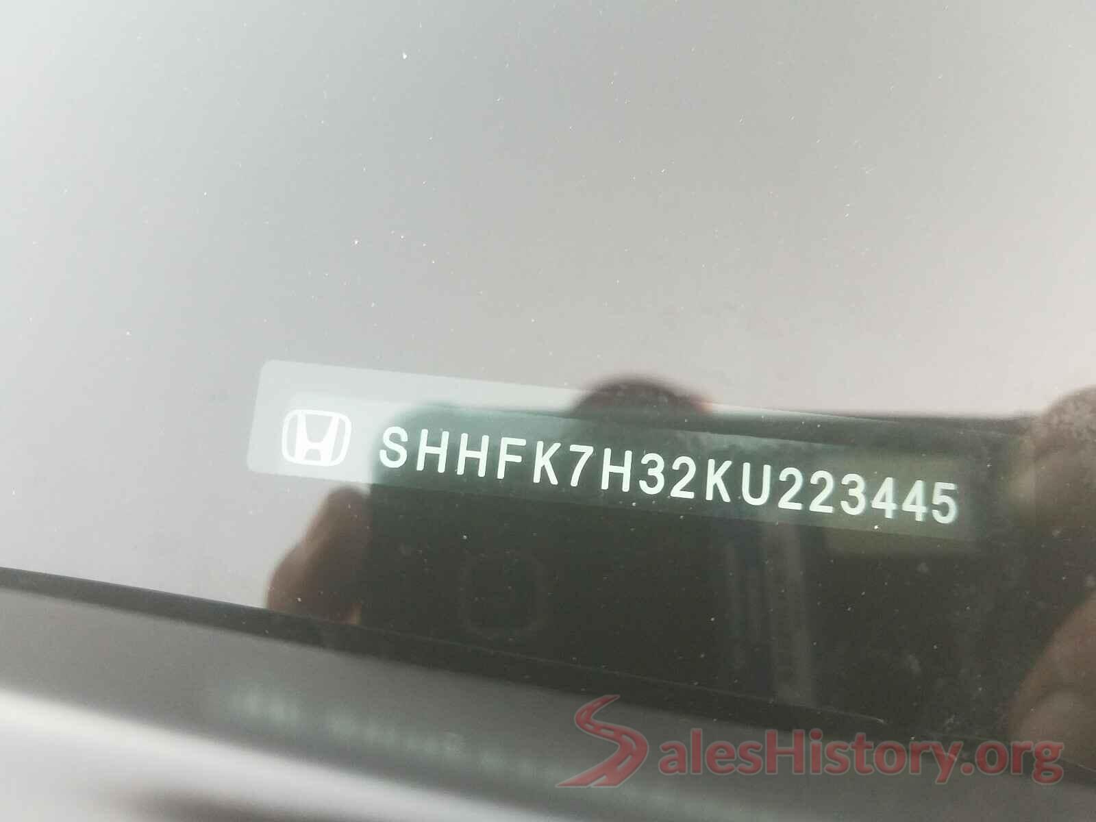 SHHFK7H32KU223445 2019 HONDA CIVIC