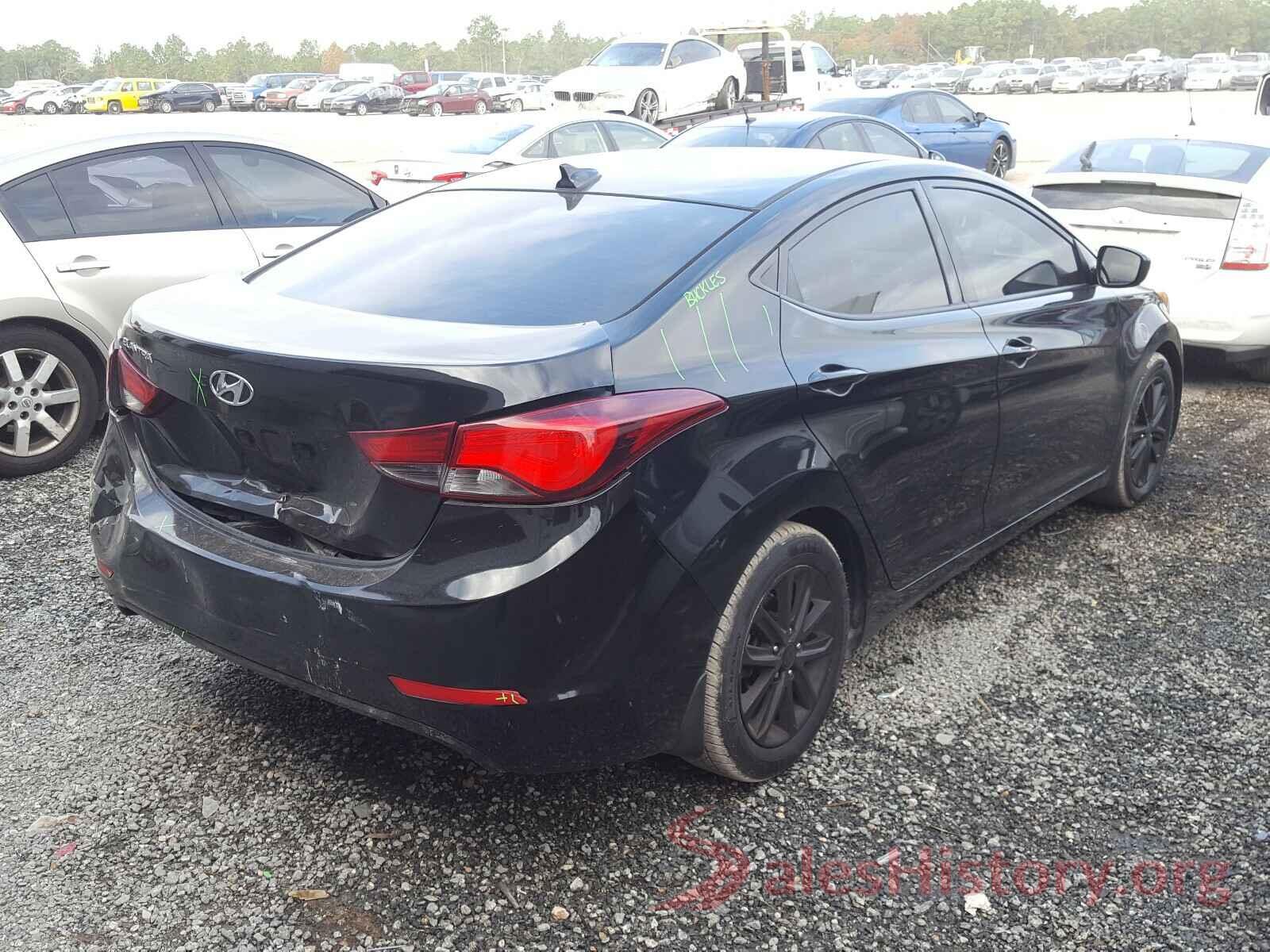 5NPDH4AE4GH781260 2016 HYUNDAI ELANTRA