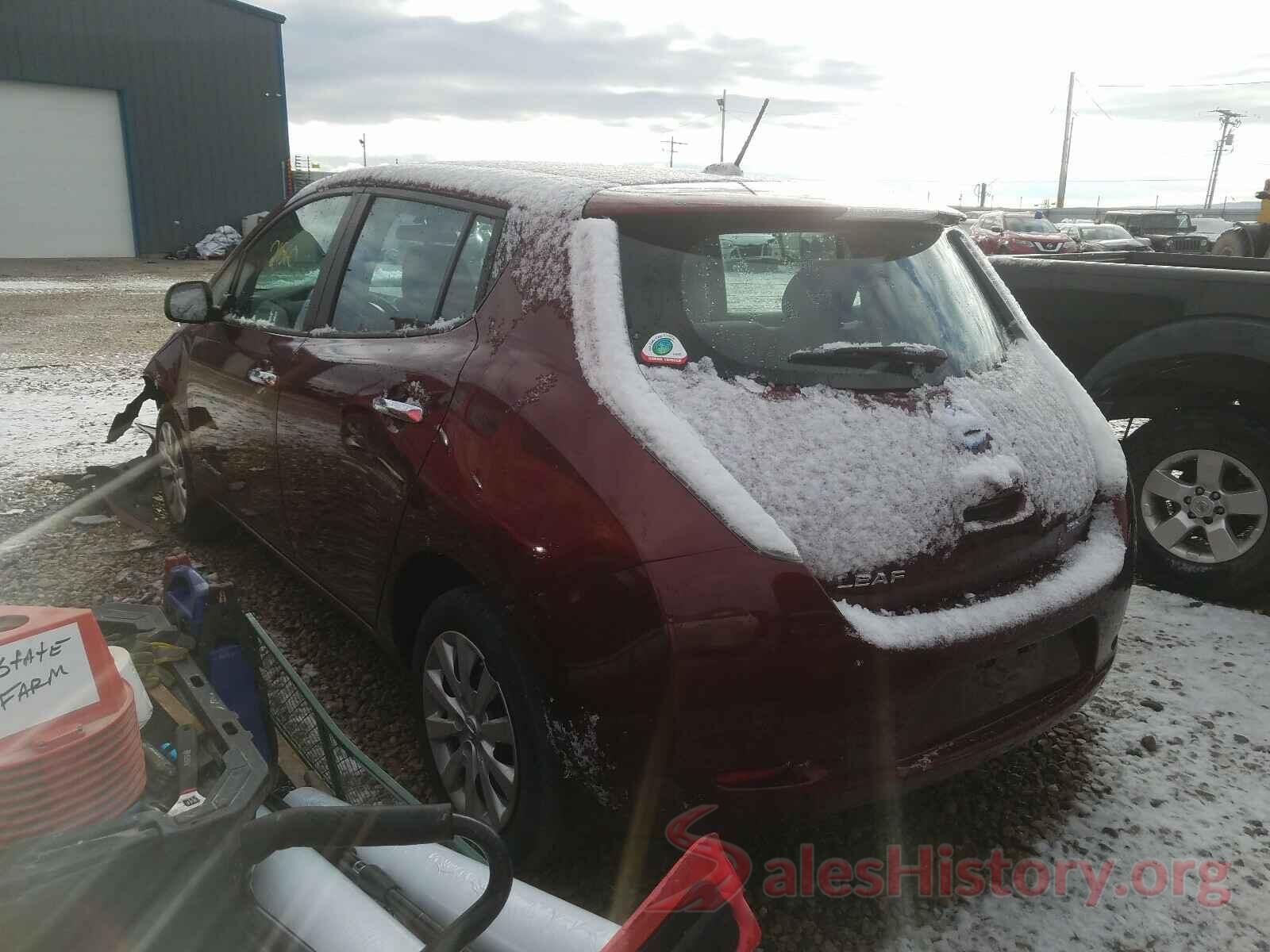 1N4AZ0CP2GC303587 2016 NISSAN LEAF