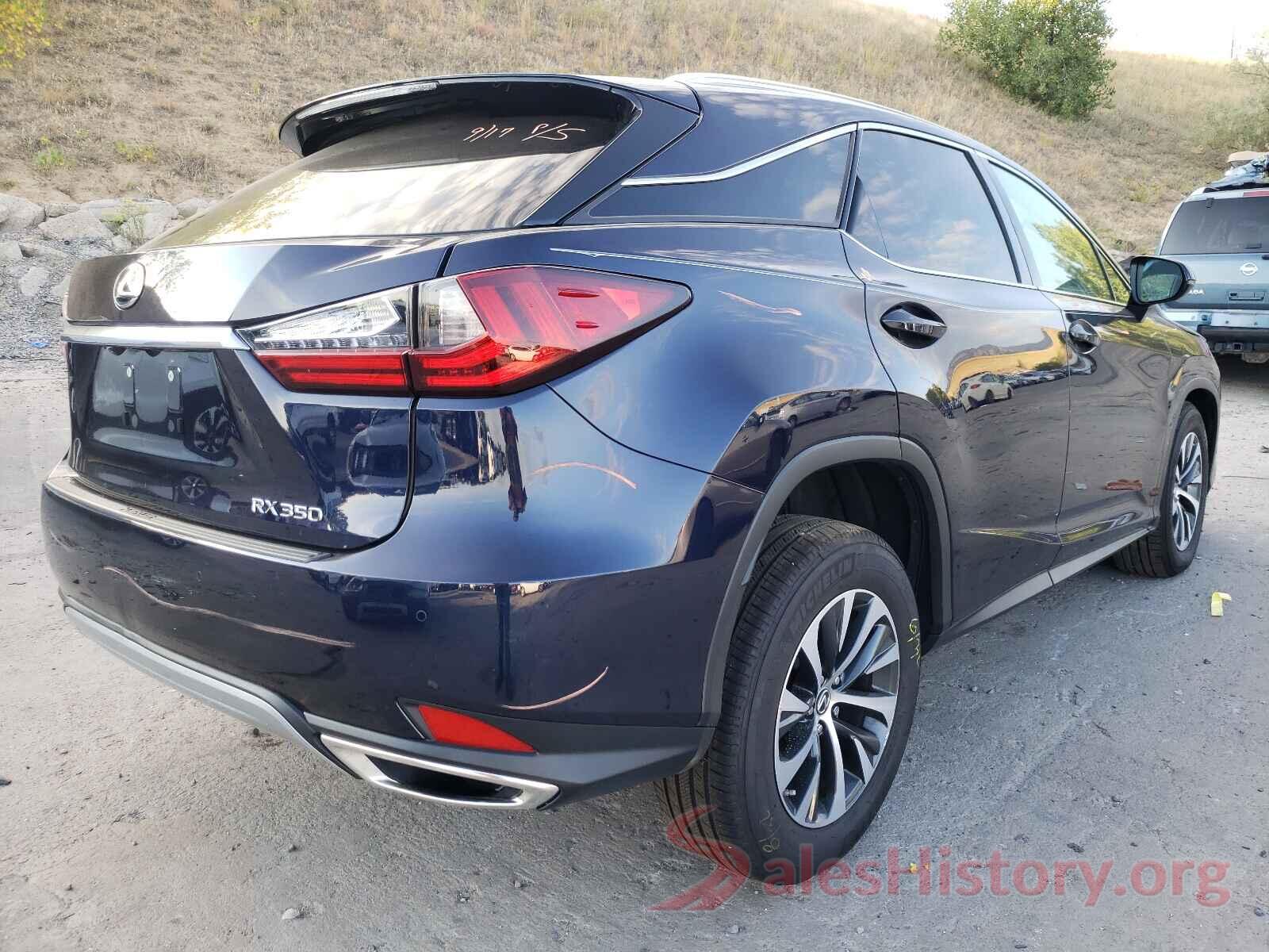 2T2HZMDA7MC283488 2021 LEXUS RX350