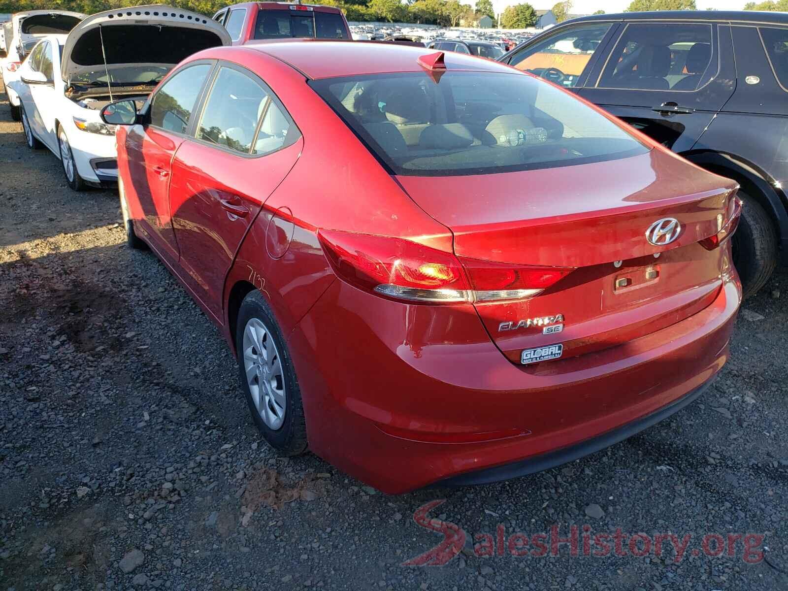 5NPD74LF7HH117089 2017 HYUNDAI ELANTRA