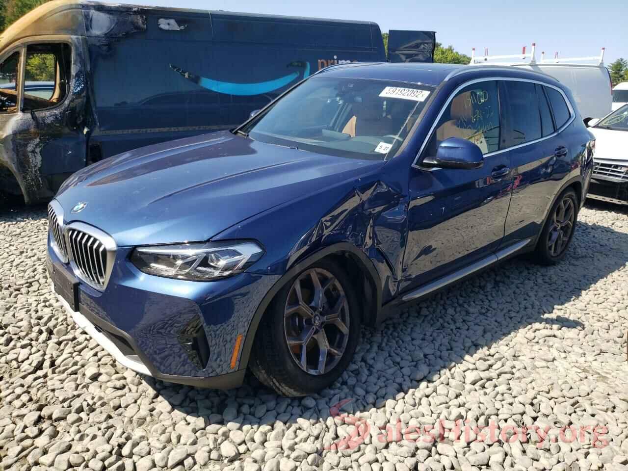 5UX53DP02N9M26204 2022 BMW X3