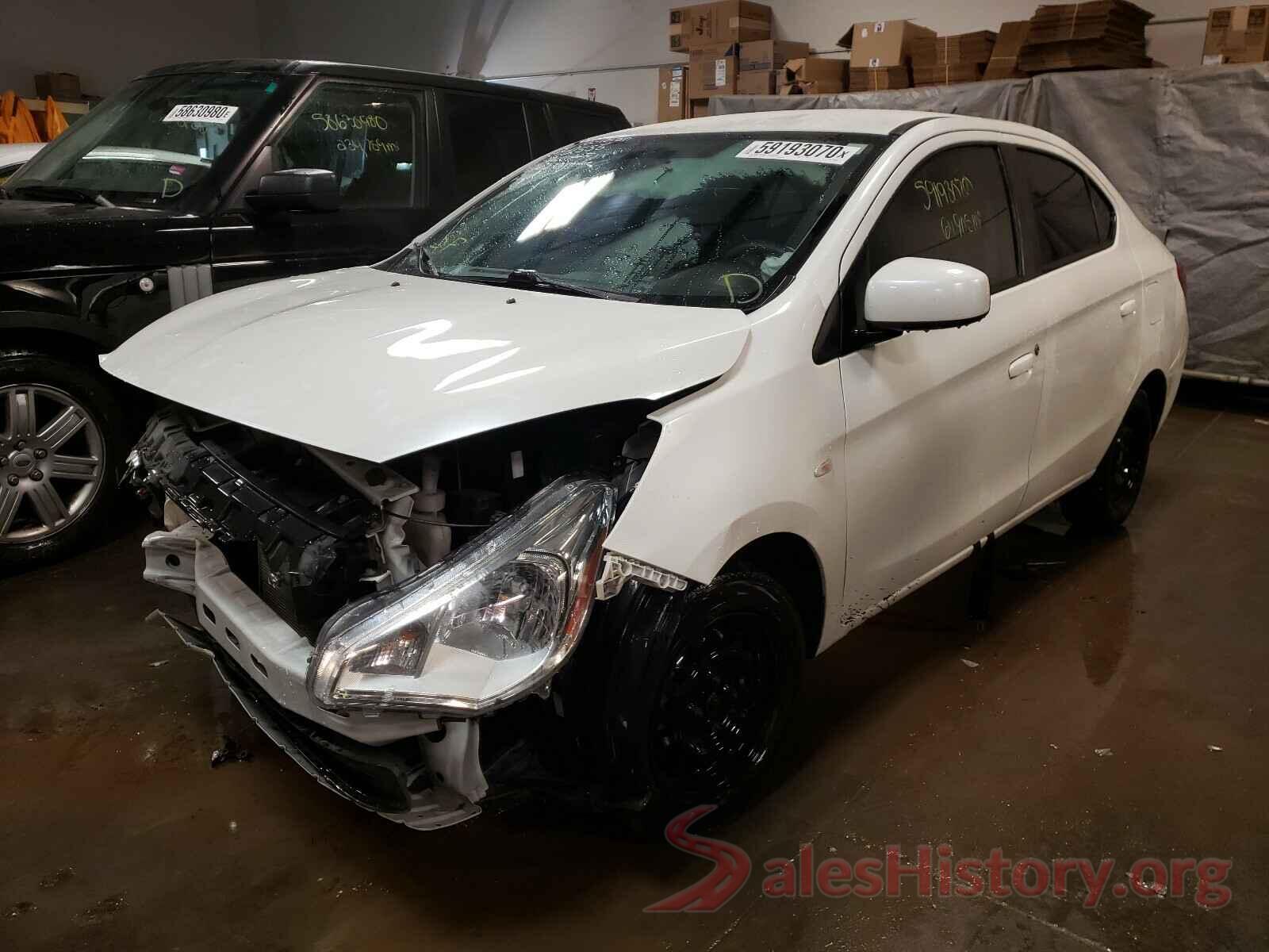 ML32F3FJ1HHF06450 2017 MITSUBISHI MIRAGE