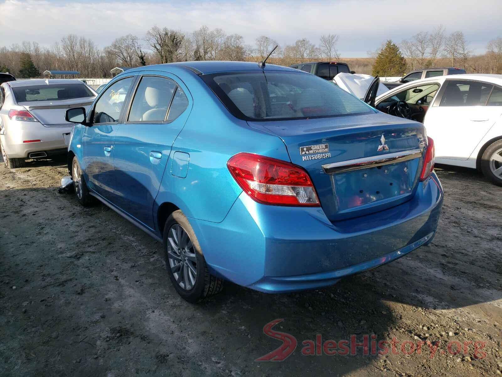 ML32F3FJ7KHF01826 2019 MITSUBISHI MIRAGE