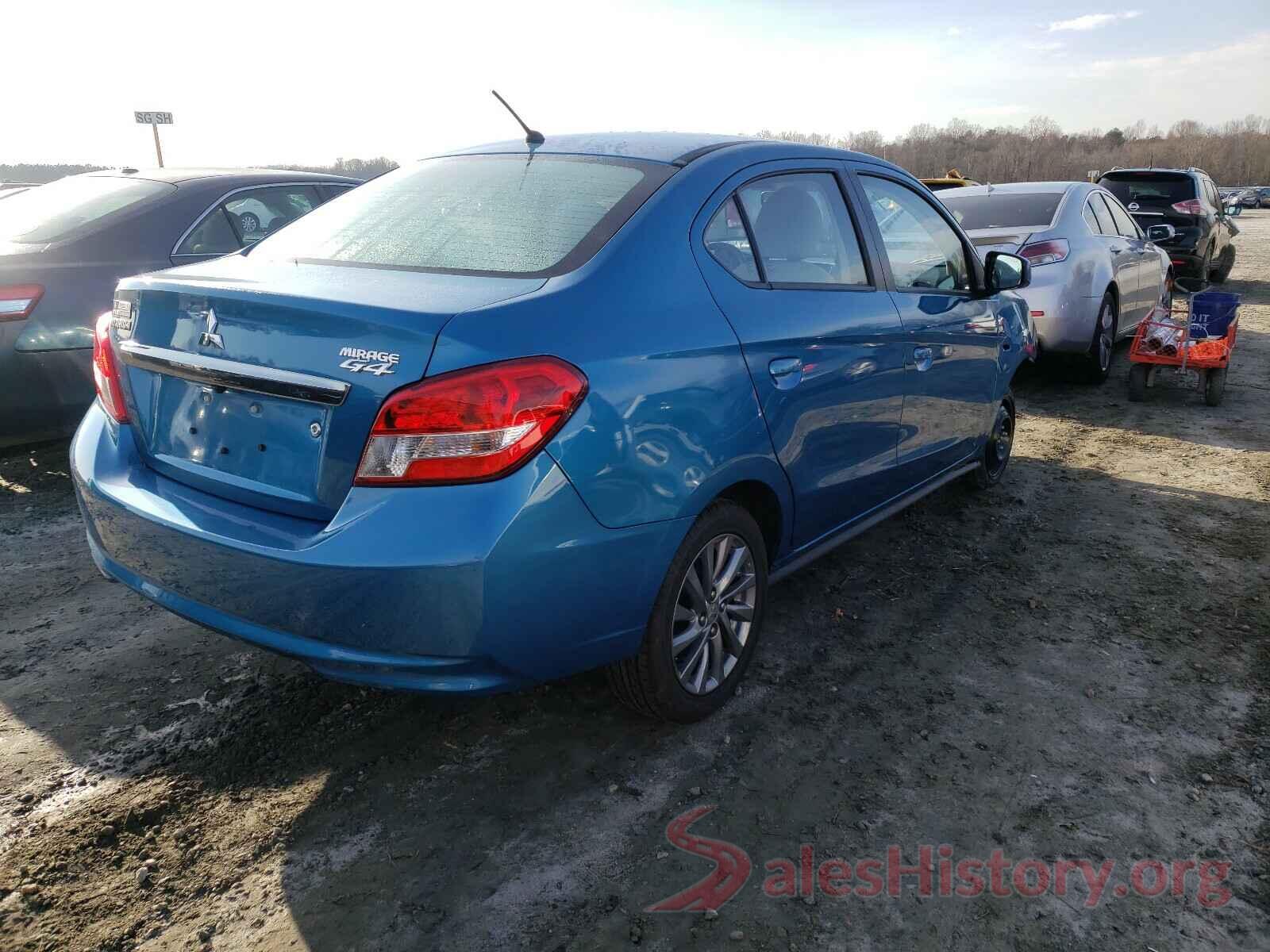 ML32F3FJ7KHF01826 2019 MITSUBISHI MIRAGE