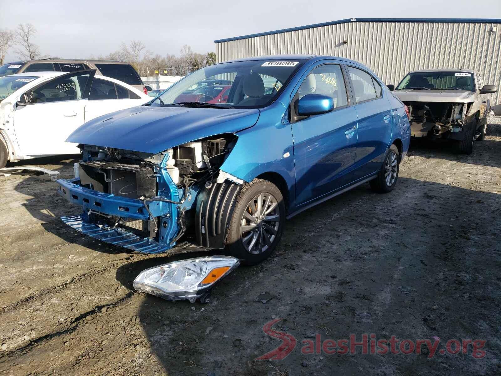 ML32F3FJ7KHF01826 2019 MITSUBISHI MIRAGE