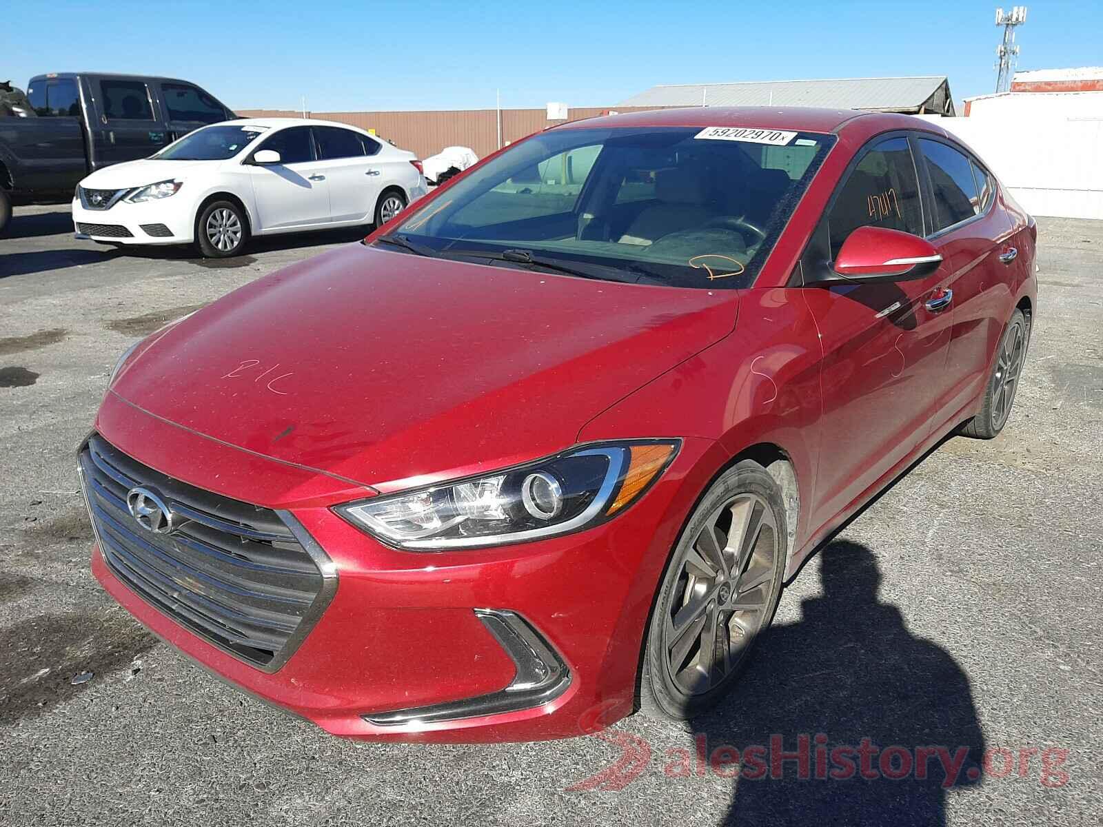 5NPD84LF7HH041032 2017 HYUNDAI ELANTRA