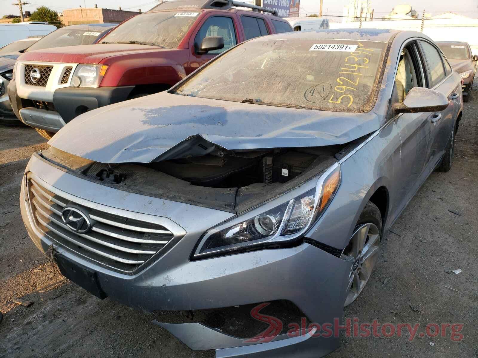 5NPE24AF2HH588475 2017 HYUNDAI SONATA