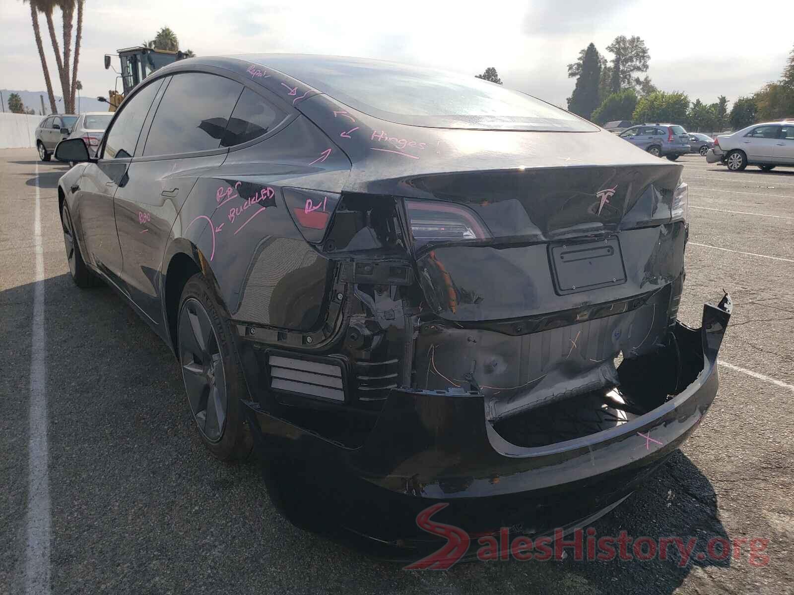 5YJ3E1EA0MF871297 2021 TESLA MODEL 3