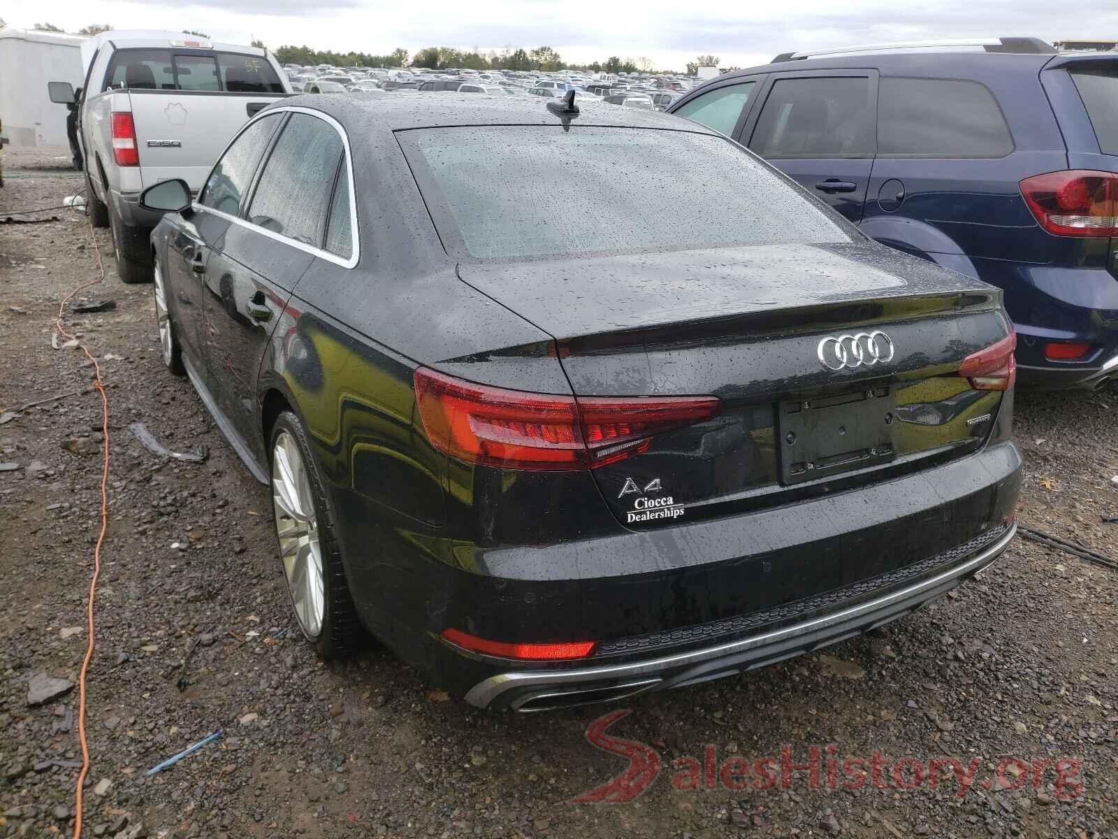 WAUENAF45KN011344 2019 AUDI A4