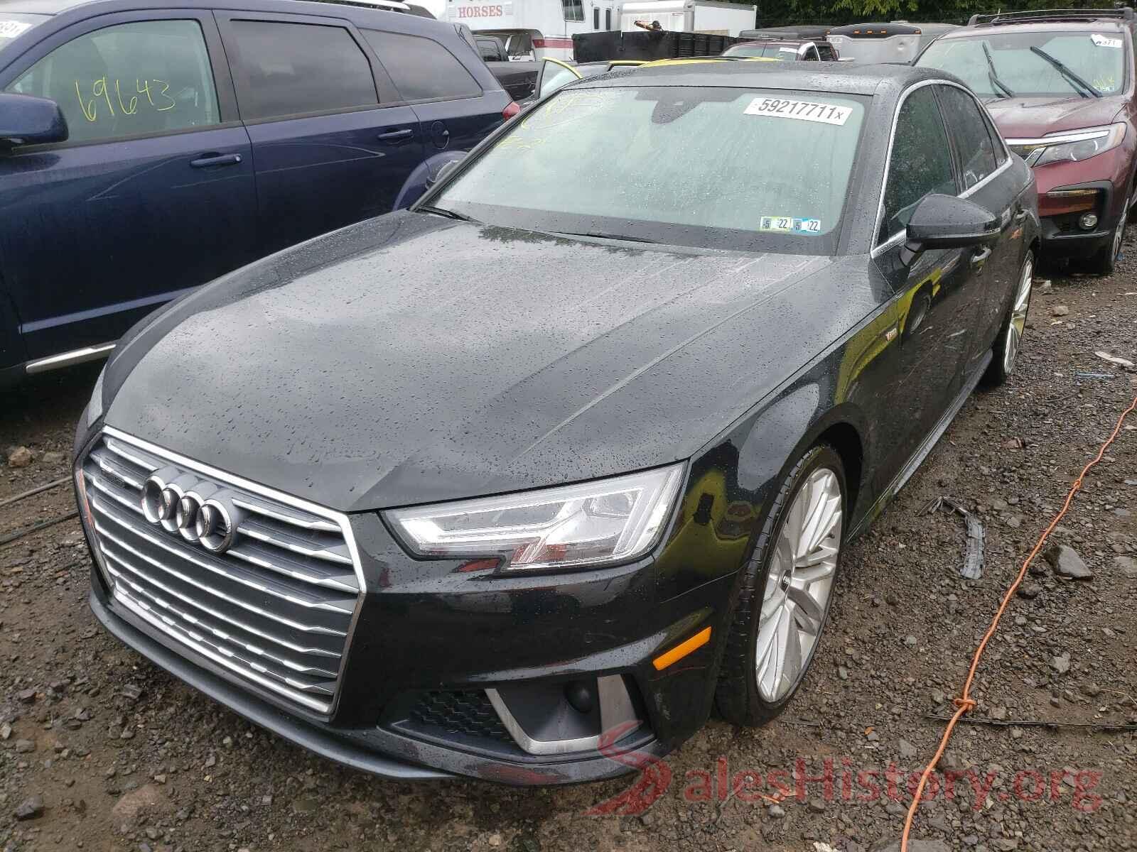 WAUENAF45KN011344 2019 AUDI A4