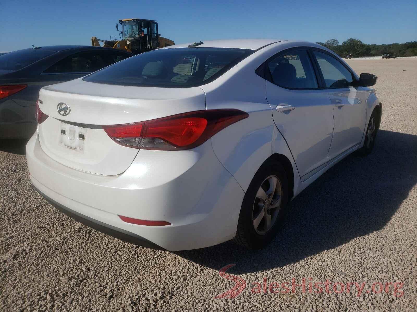 5NPDH4AE7GH663316 2016 HYUNDAI ELANTRA