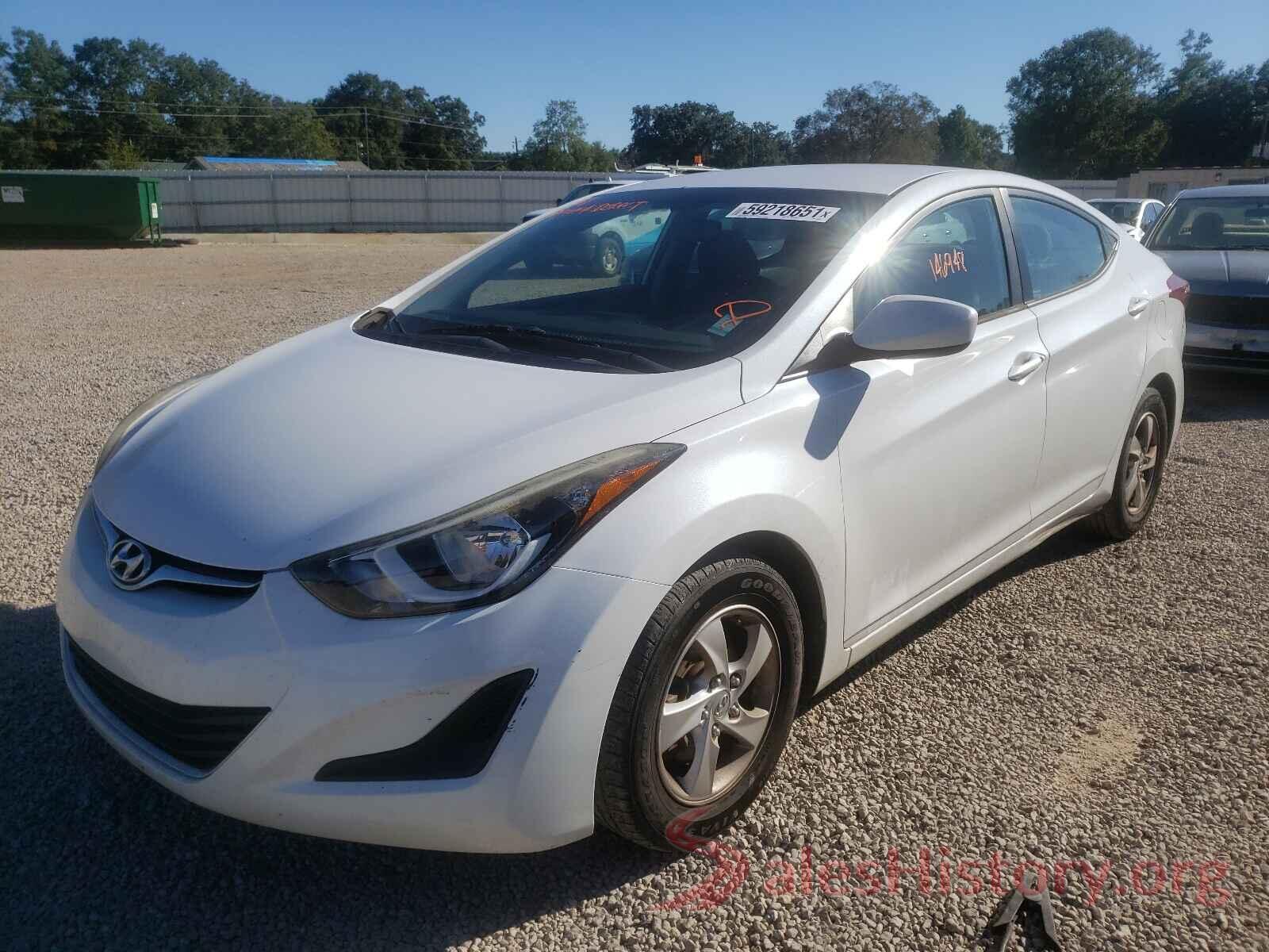 5NPDH4AE7GH663316 2016 HYUNDAI ELANTRA