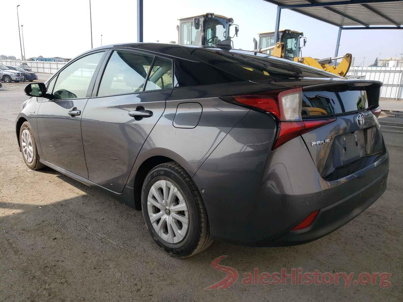 JTDKARFU5K3081860 2019 TOYOTA PRIUS