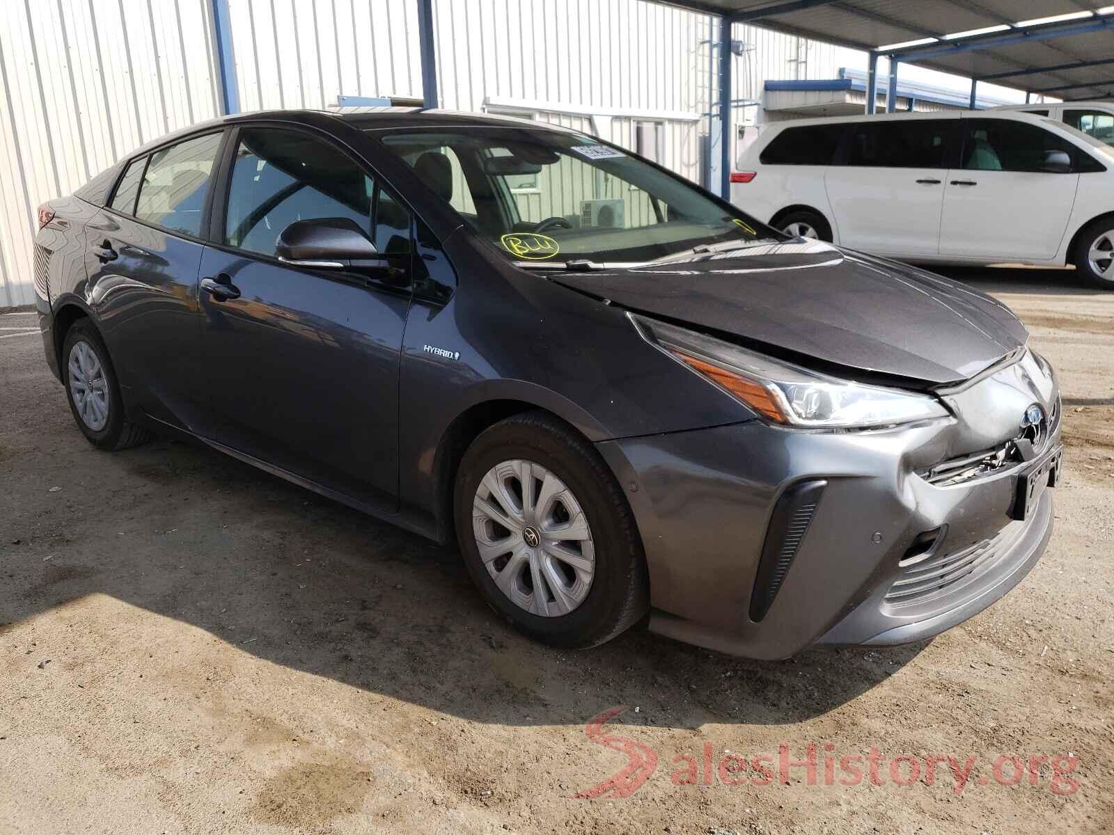 JTDKARFU5K3081860 2019 TOYOTA PRIUS