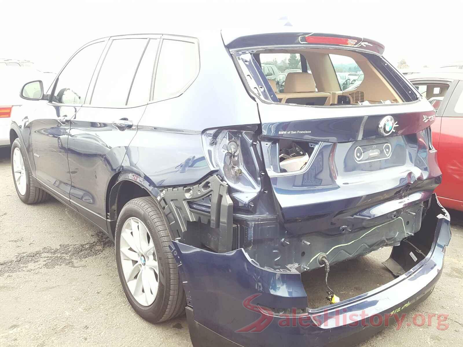 5UXWZ7C37H0X41819 2017 BMW X3