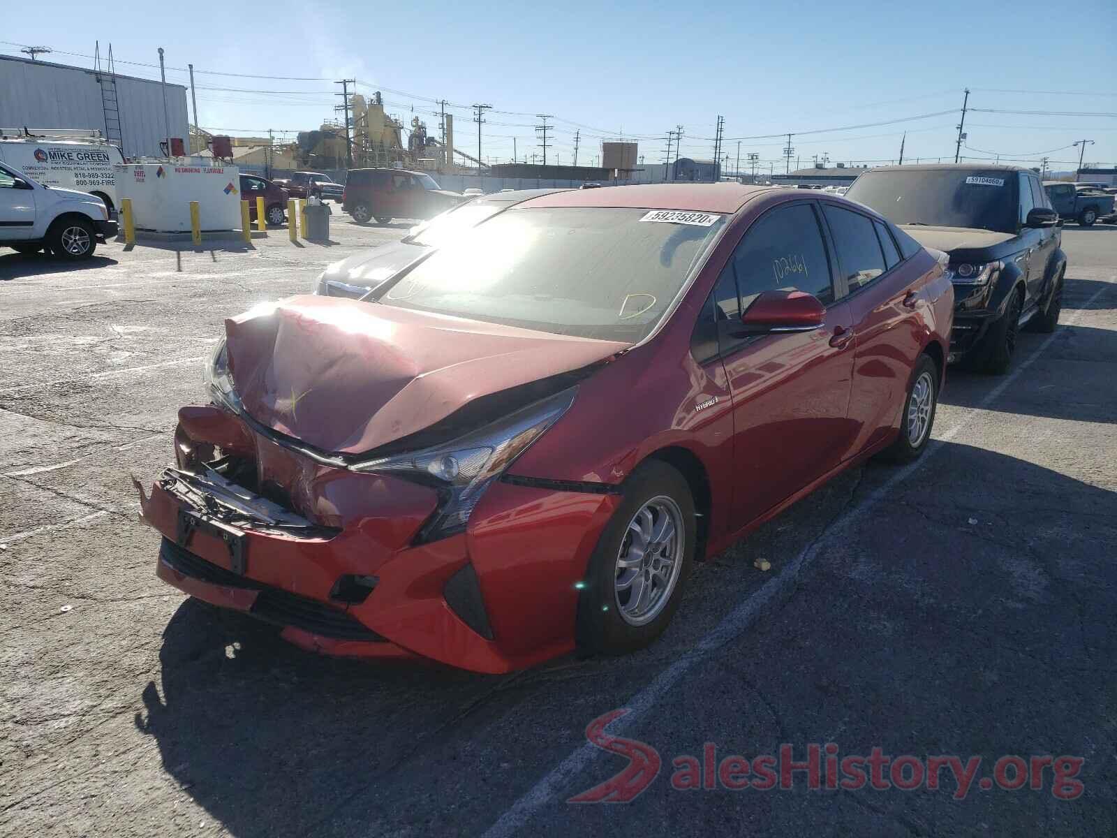 JTDKBRFU9G3530901 2016 TOYOTA PRIUS