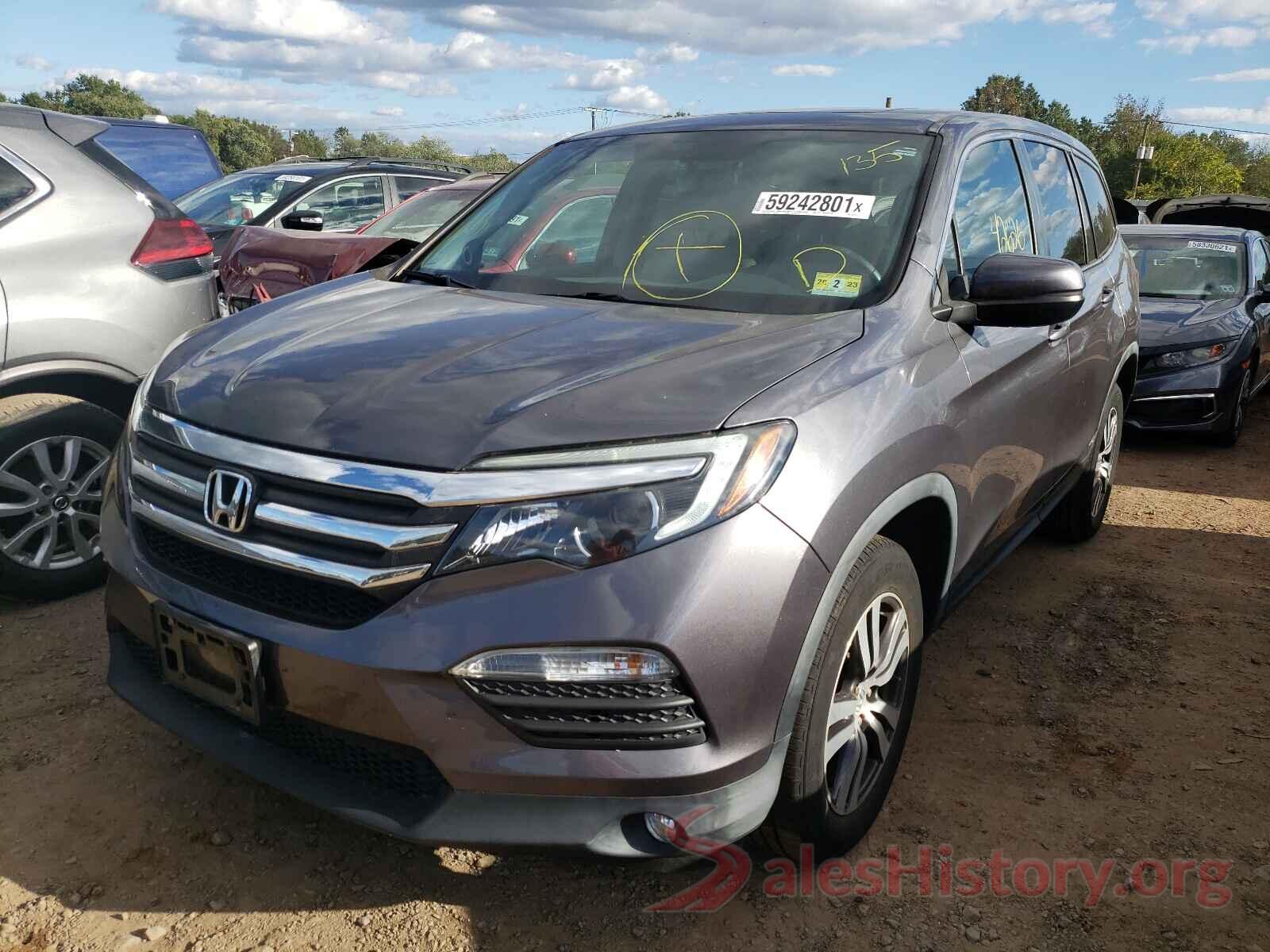 5FNYF6H5XGB058729 2016 HONDA PILOT