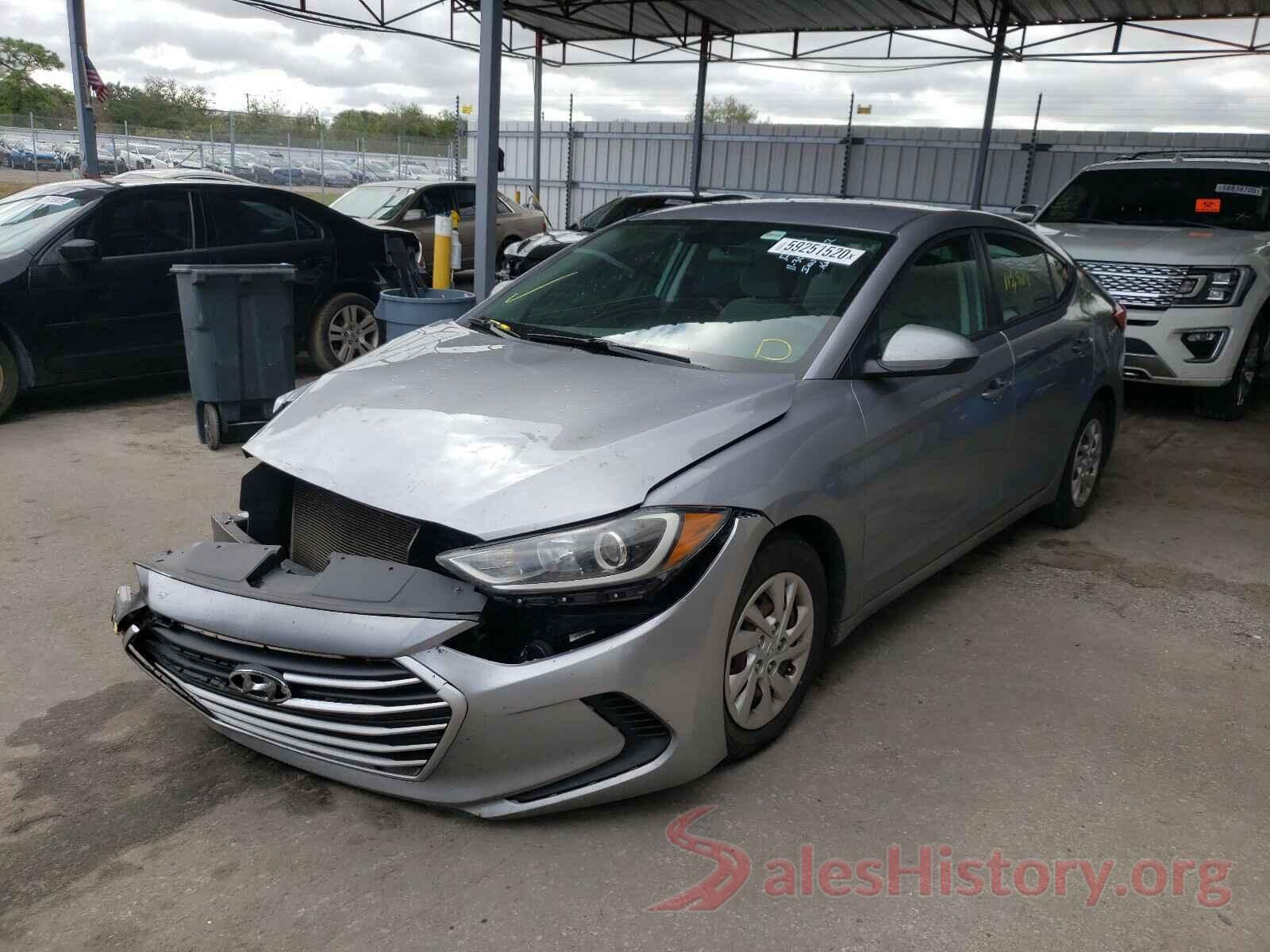 5NPD74LF5HH149975 2017 HYUNDAI ELANTRA