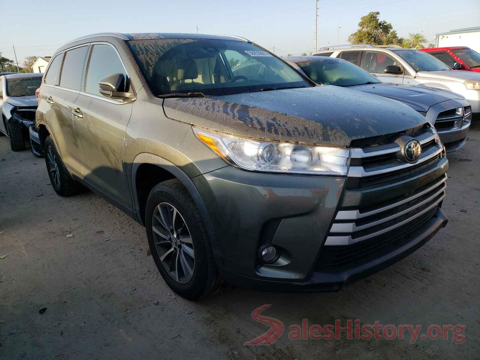 5TDKZRFH2KS349614 2019 TOYOTA HIGHLANDER