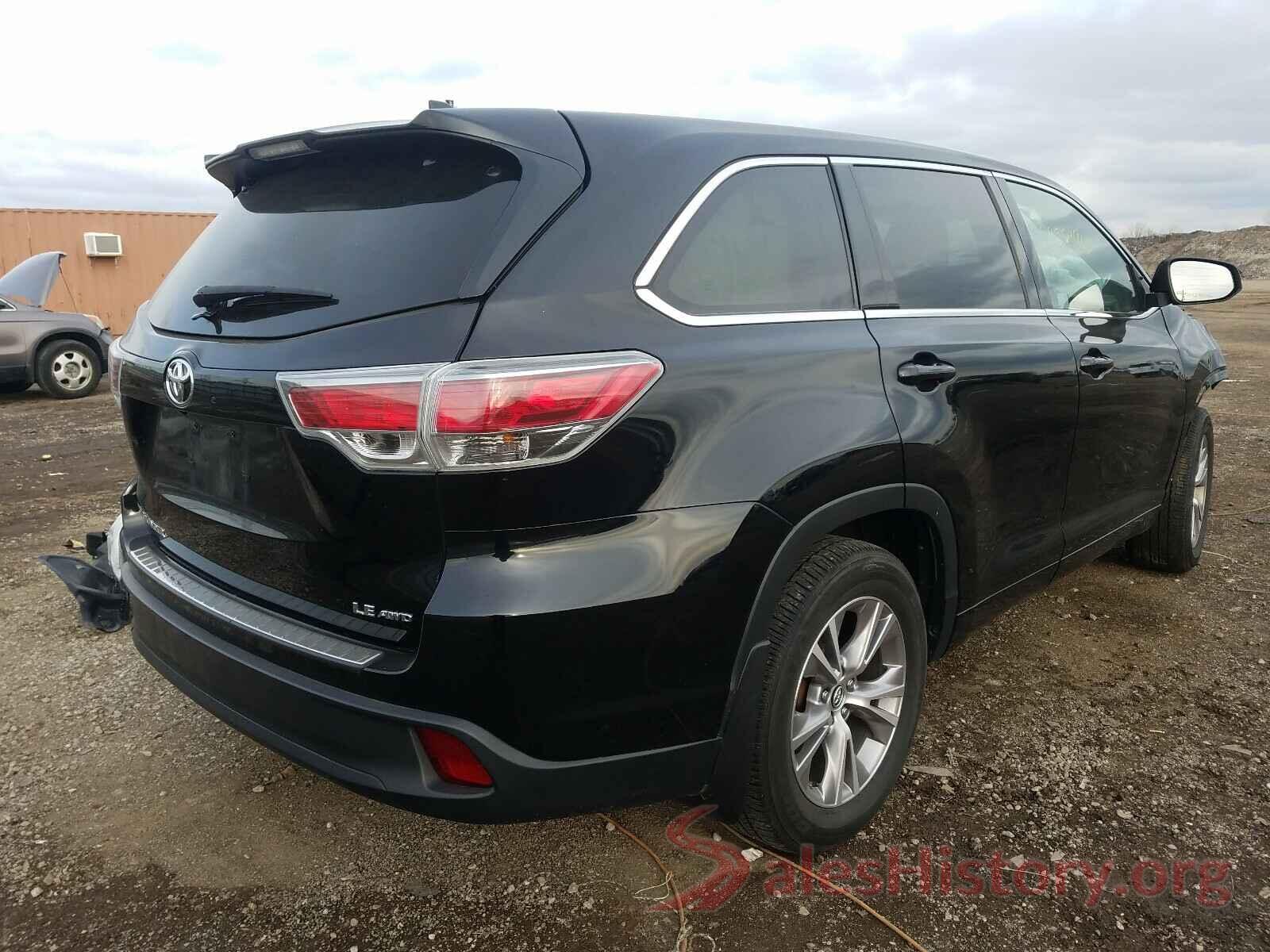 5TDBKRFH4GS341106 2016 TOYOTA HIGHLANDER