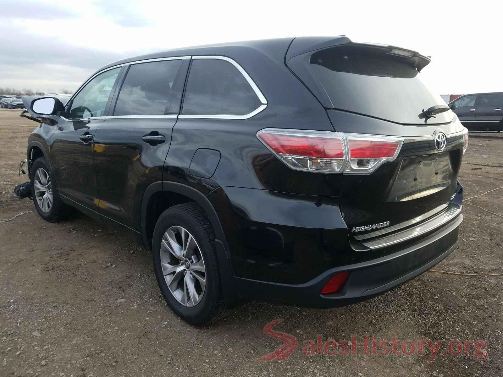 5TDBKRFH4GS341106 2016 TOYOTA HIGHLANDER