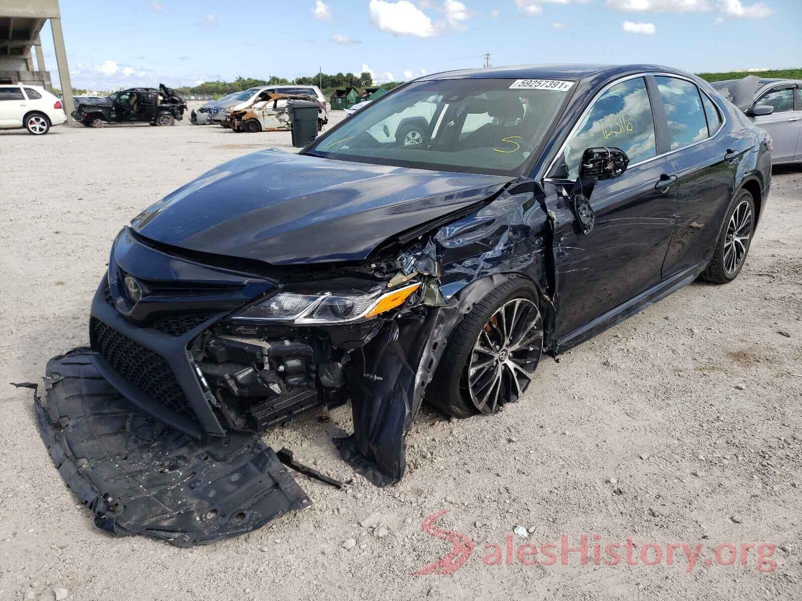 4T1B11HK7KU822562 2019 TOYOTA CAMRY