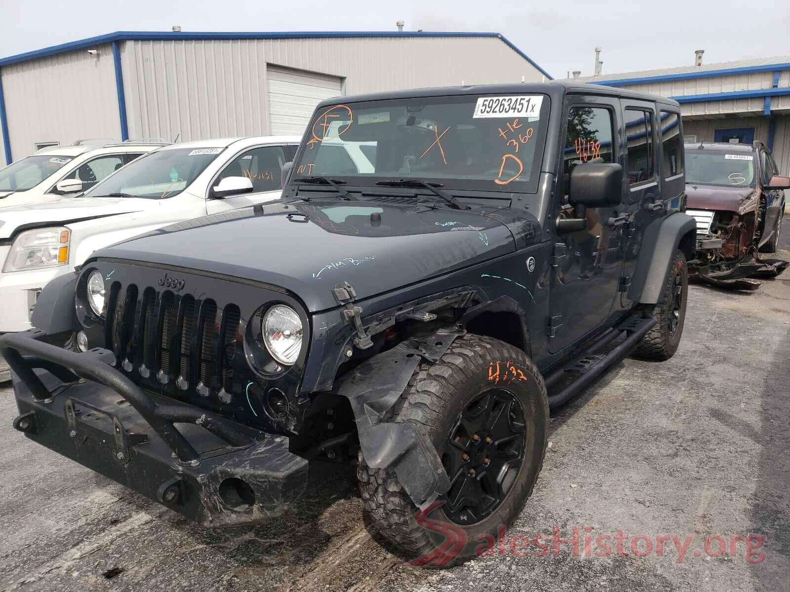 1C4BJWDG9HL744352 2017 JEEP WRANGLER