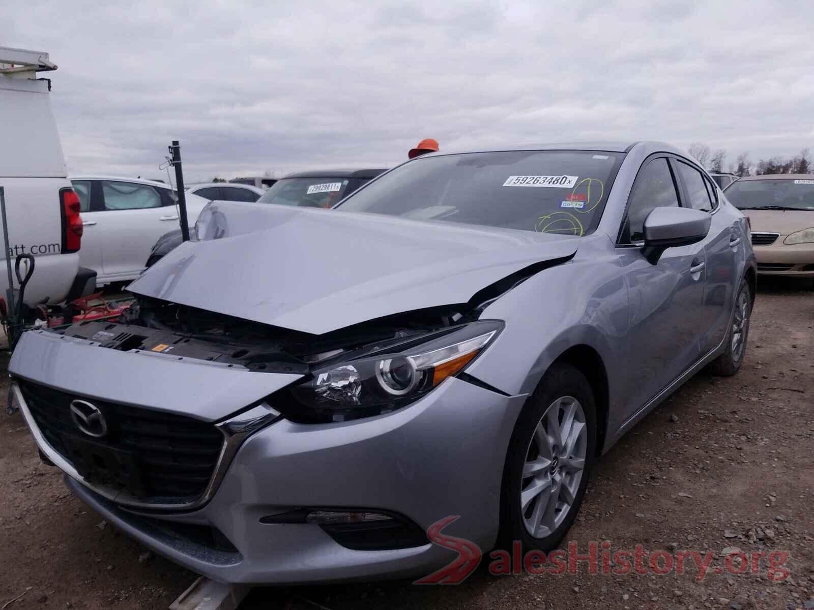 3MZBN1U7XHM145334 2017 MAZDA 3