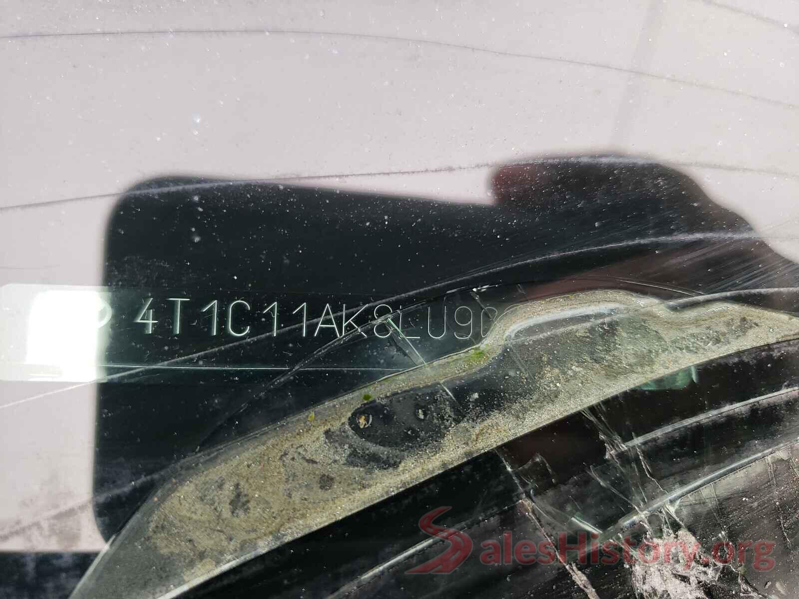 4T1C11AK8LU908401 2020 TOYOTA CAMRY