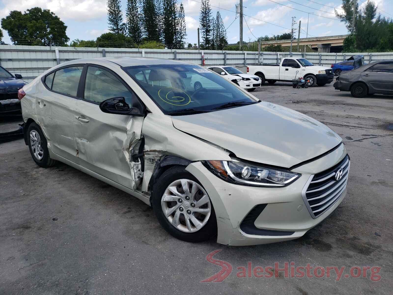 KMHD74LF1HU110169 2017 HYUNDAI ELANTRA