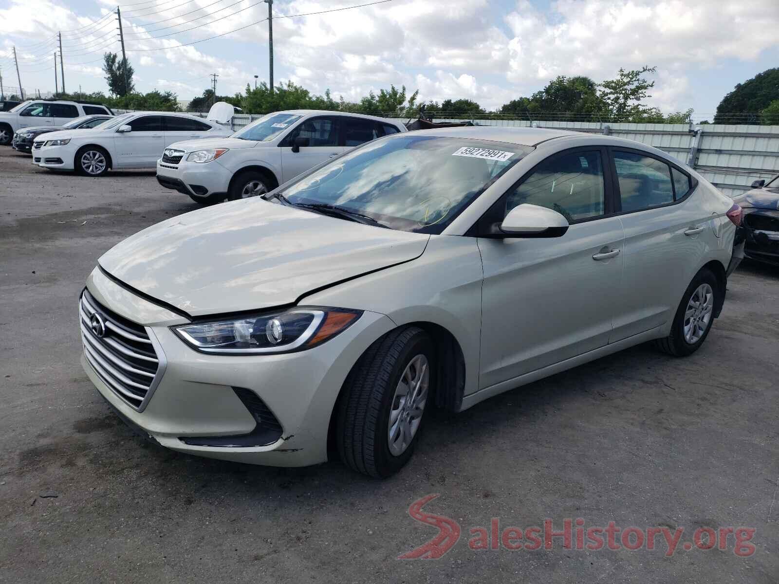 KMHD74LF1HU110169 2017 HYUNDAI ELANTRA