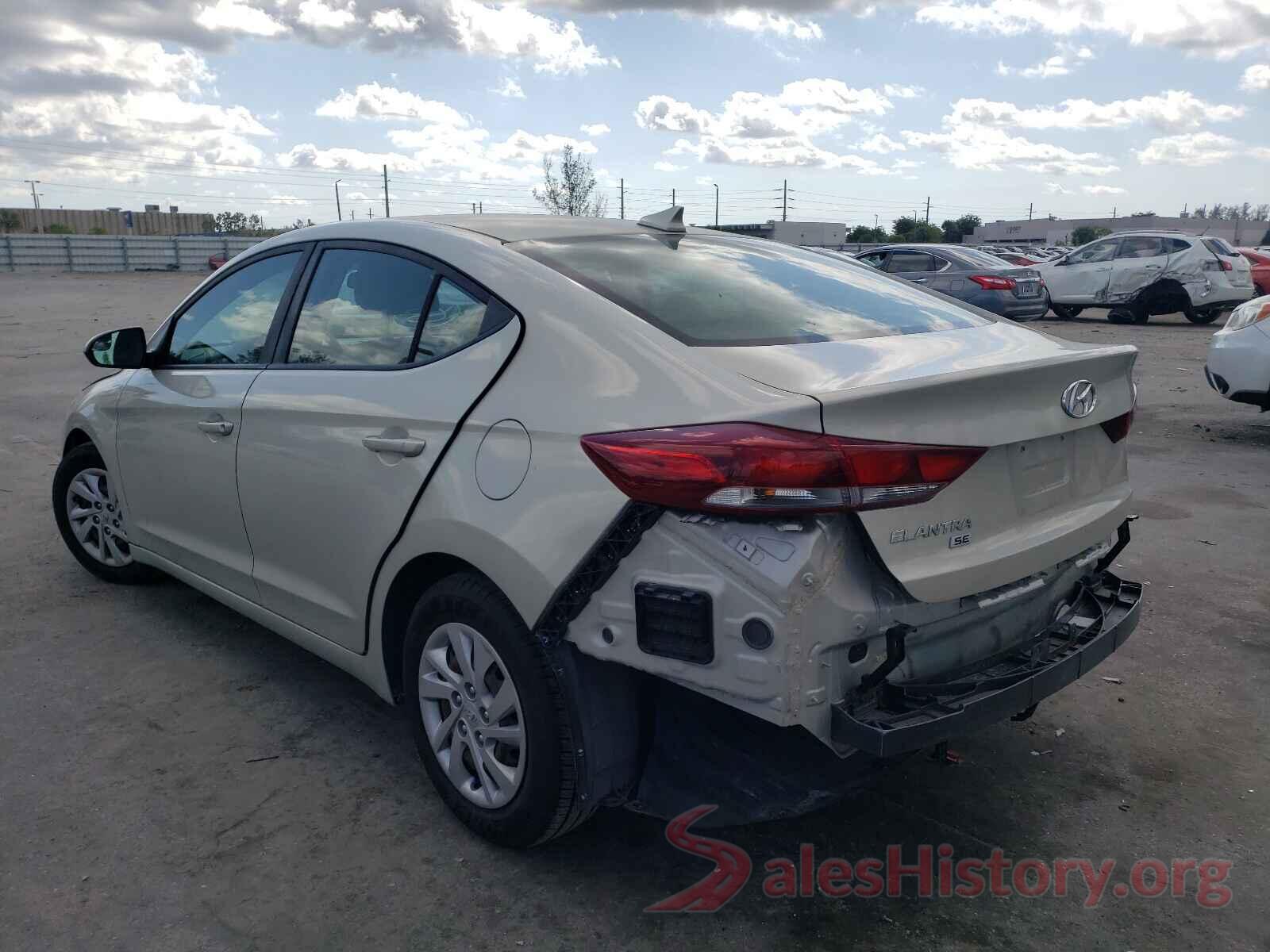 KMHD74LF1HU110169 2017 HYUNDAI ELANTRA