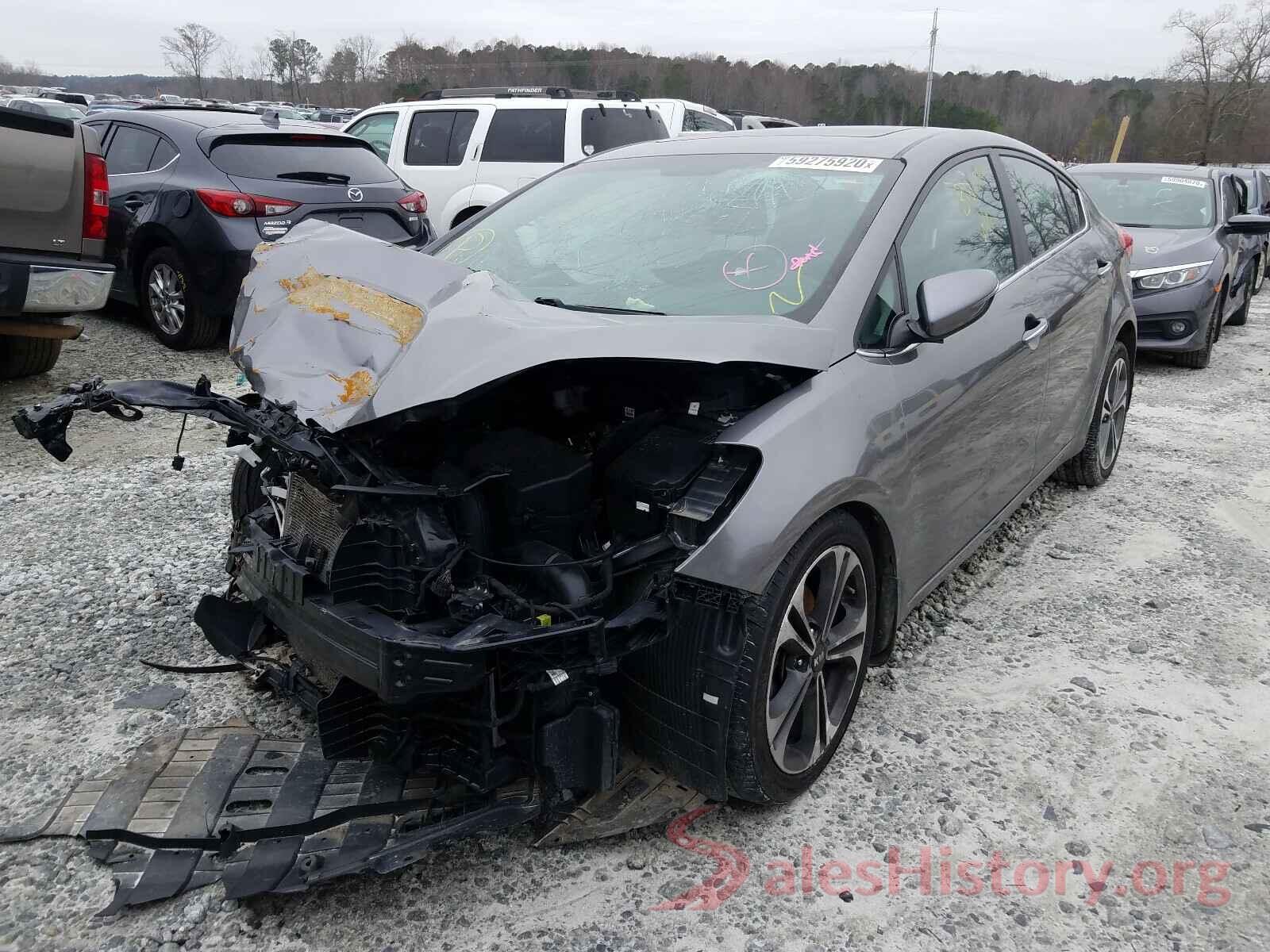 KNAFZ4A85G5490795 2016 KIA FORTE