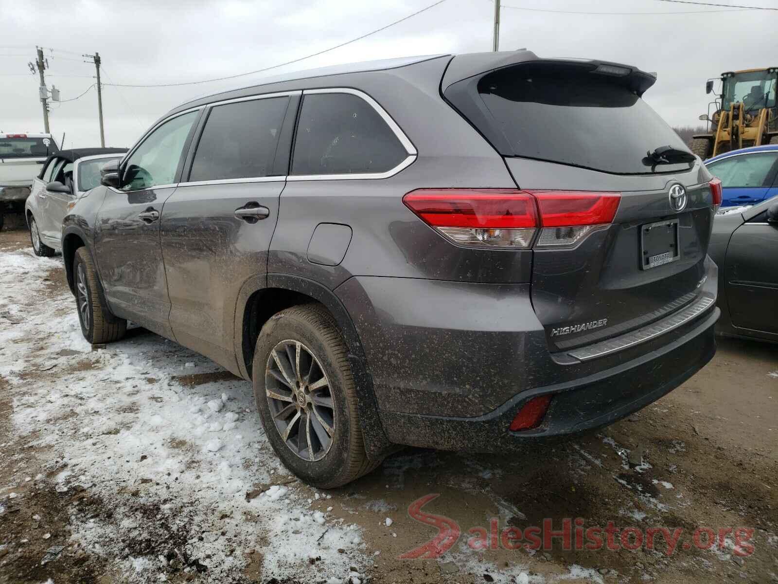 5TDJZRFH7KS607587 2019 TOYOTA HIGHLANDER