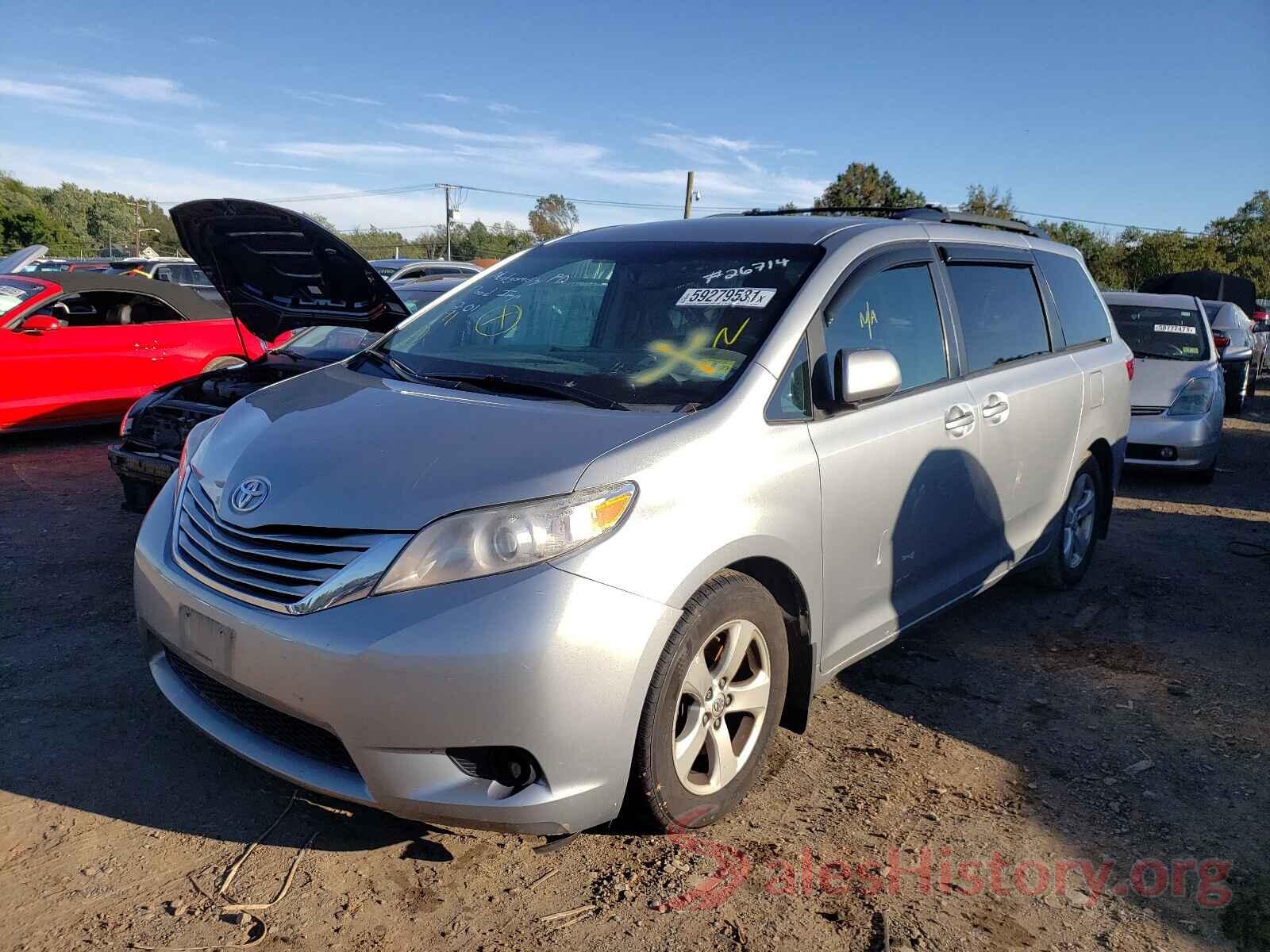 5TDKK3DC9GS737259 2016 TOYOTA SIENNA