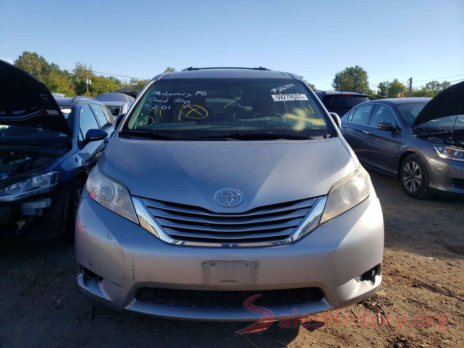 5TDKK3DC9GS737259 2016 TOYOTA SIENNA