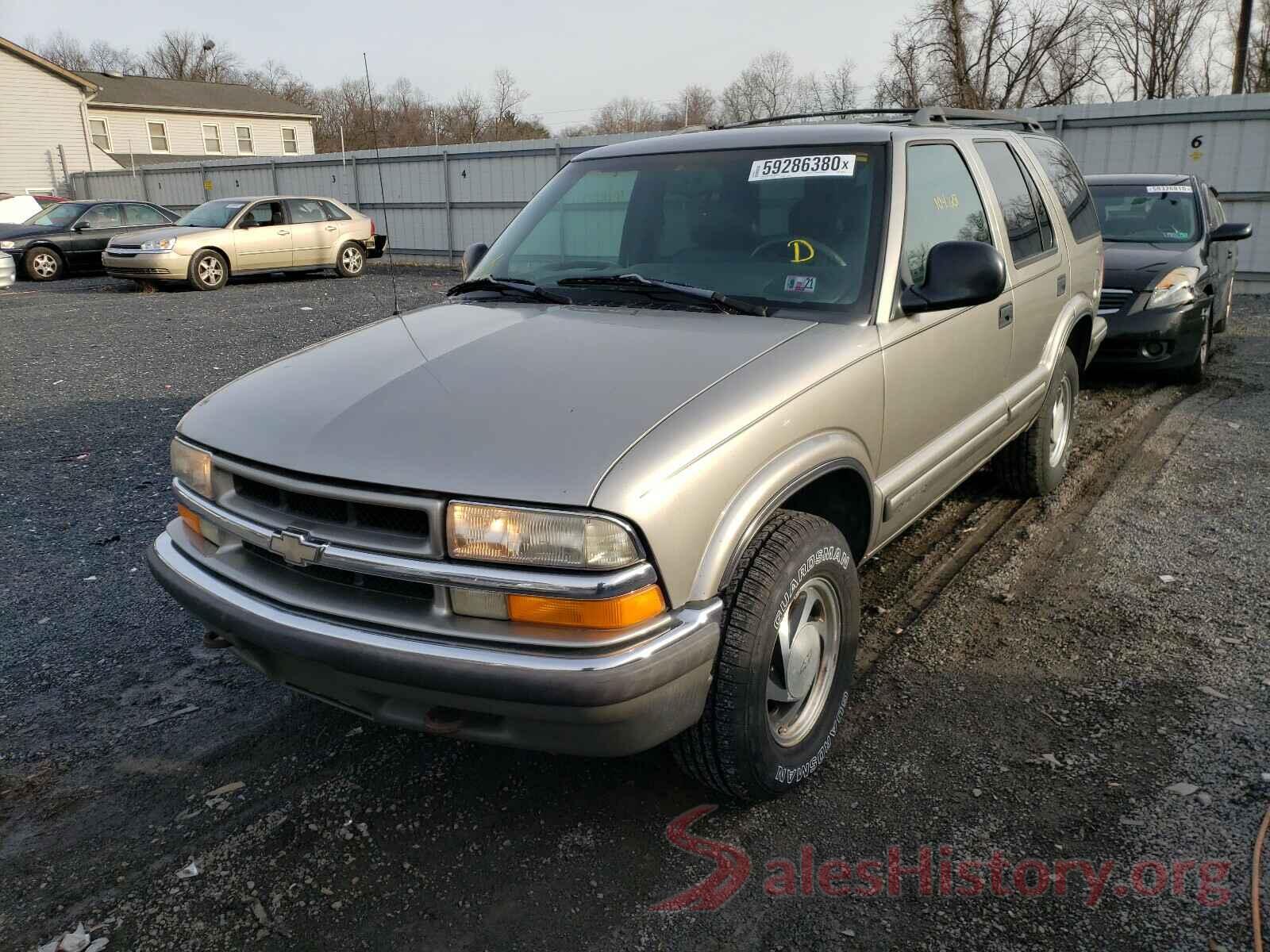 1GNDT13W1W2202364 1998 CHEVROLET BLAZER