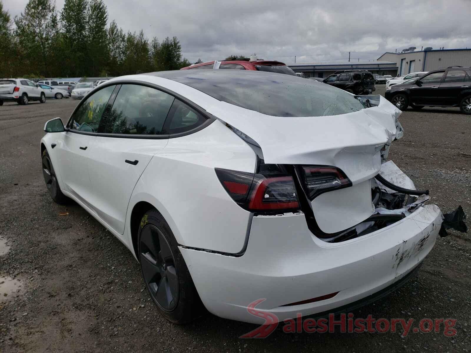 5YJ3E1EA5MF870940 2021 TESLA MODEL 3