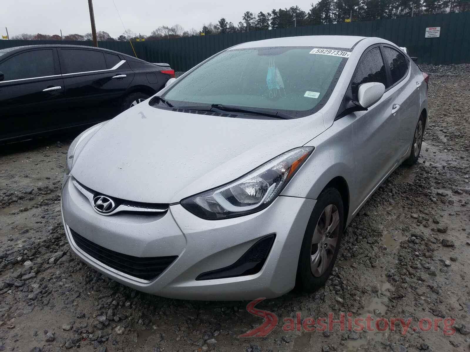 KMHDH4AE9GU579497 2016 HYUNDAI ELANTRA